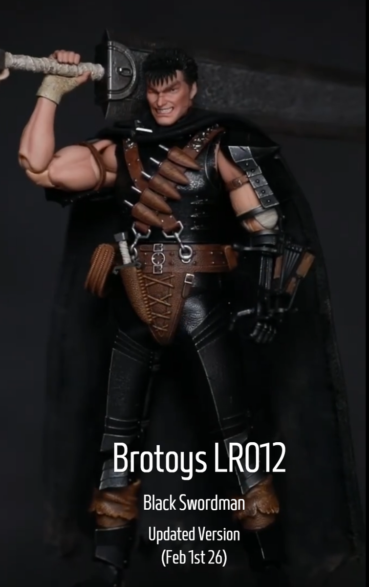 Preorder) Brotoys 1/12 Black Swordman Cruise LR012 zaction figure
