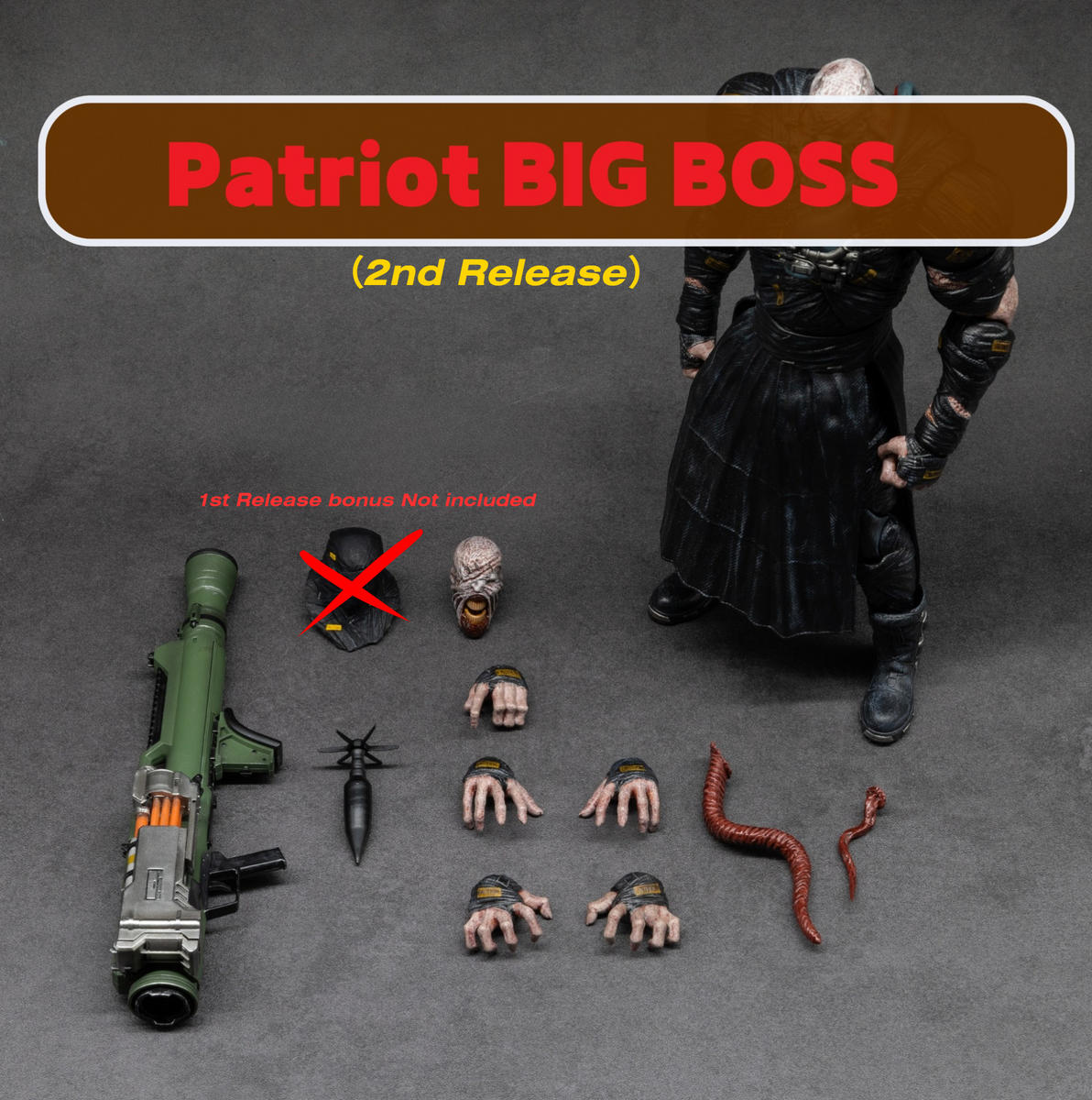 USA Stock) Patriot studio 1/12 Big Boss action figure 8.6 inches USA Stock) Patriot studio 1/12 Big Boss action figure 8.6 inches