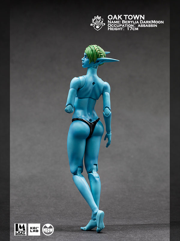 USA Stock) Lazy Monster Studio Oak Town 1/12 Darkmoon Assassin and