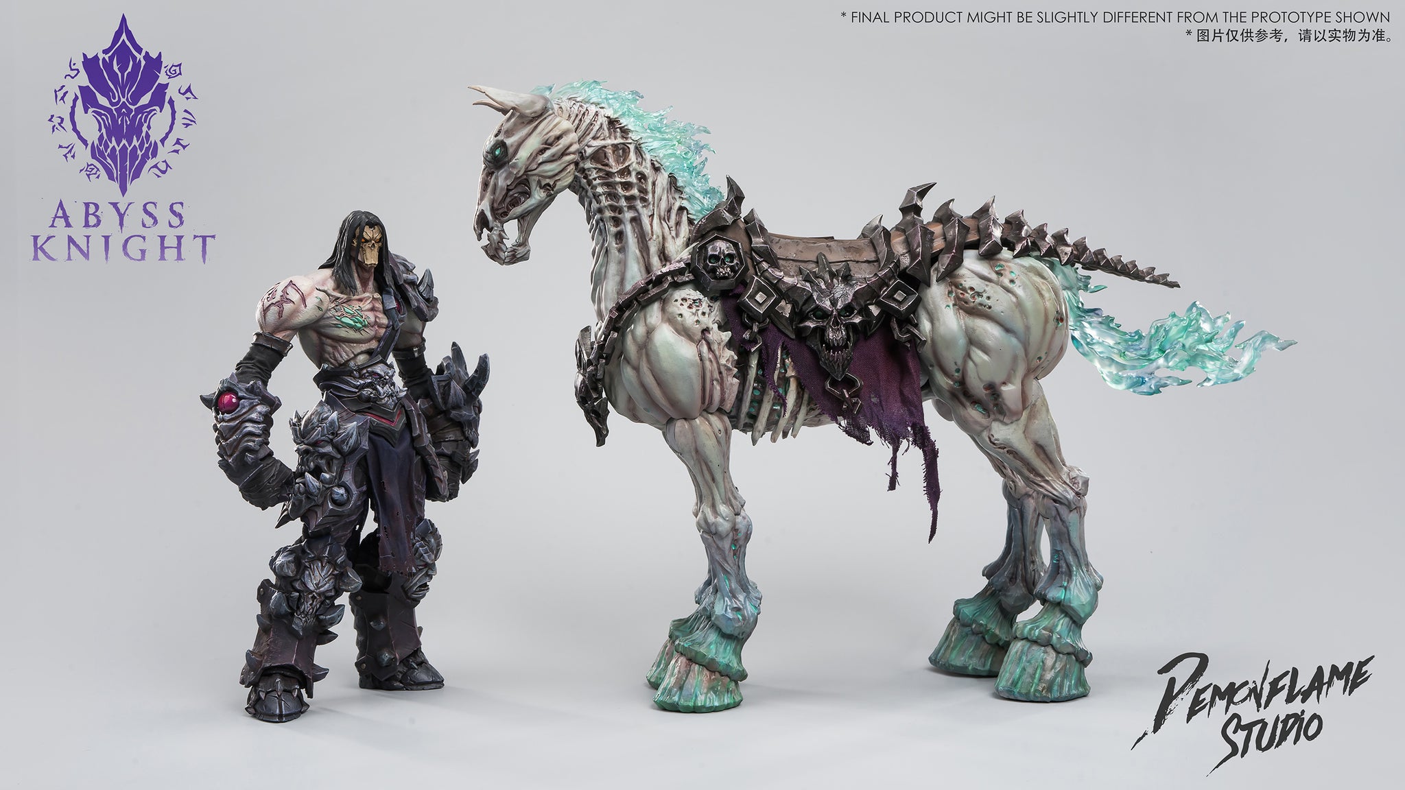 Preorder) Demon Flame Studio x Vtoys 1/12 Abyss Knight figure and