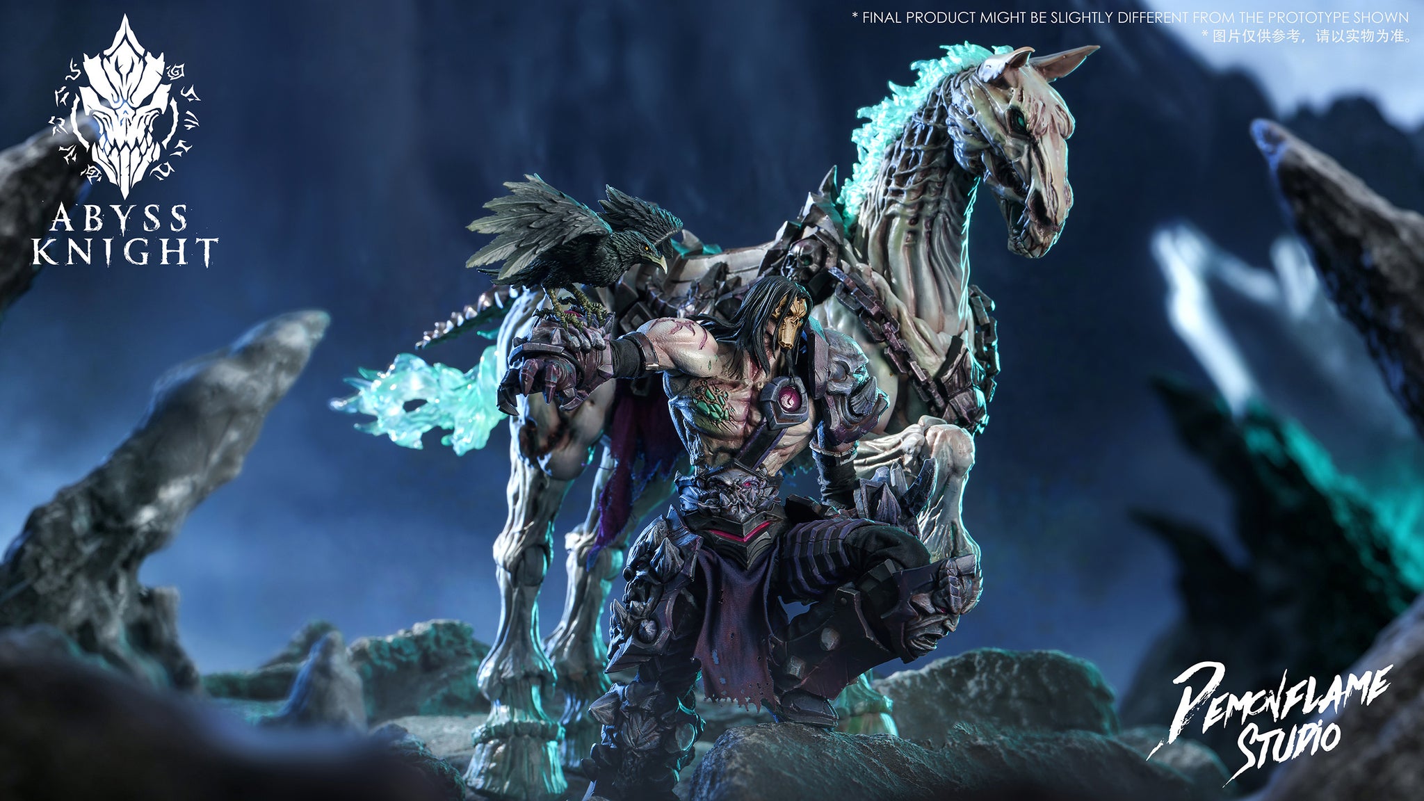 Preorder) Demon Flame Studio x Vtoys 1/12 Abyss Knight figure and