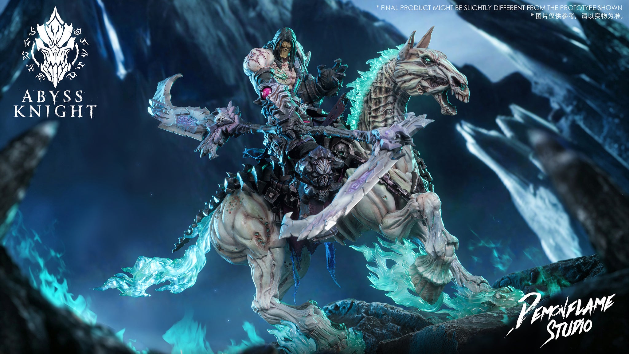 Preorder) Demon Flame Studio x Vtoys 1/12 Abyss Knight figure and