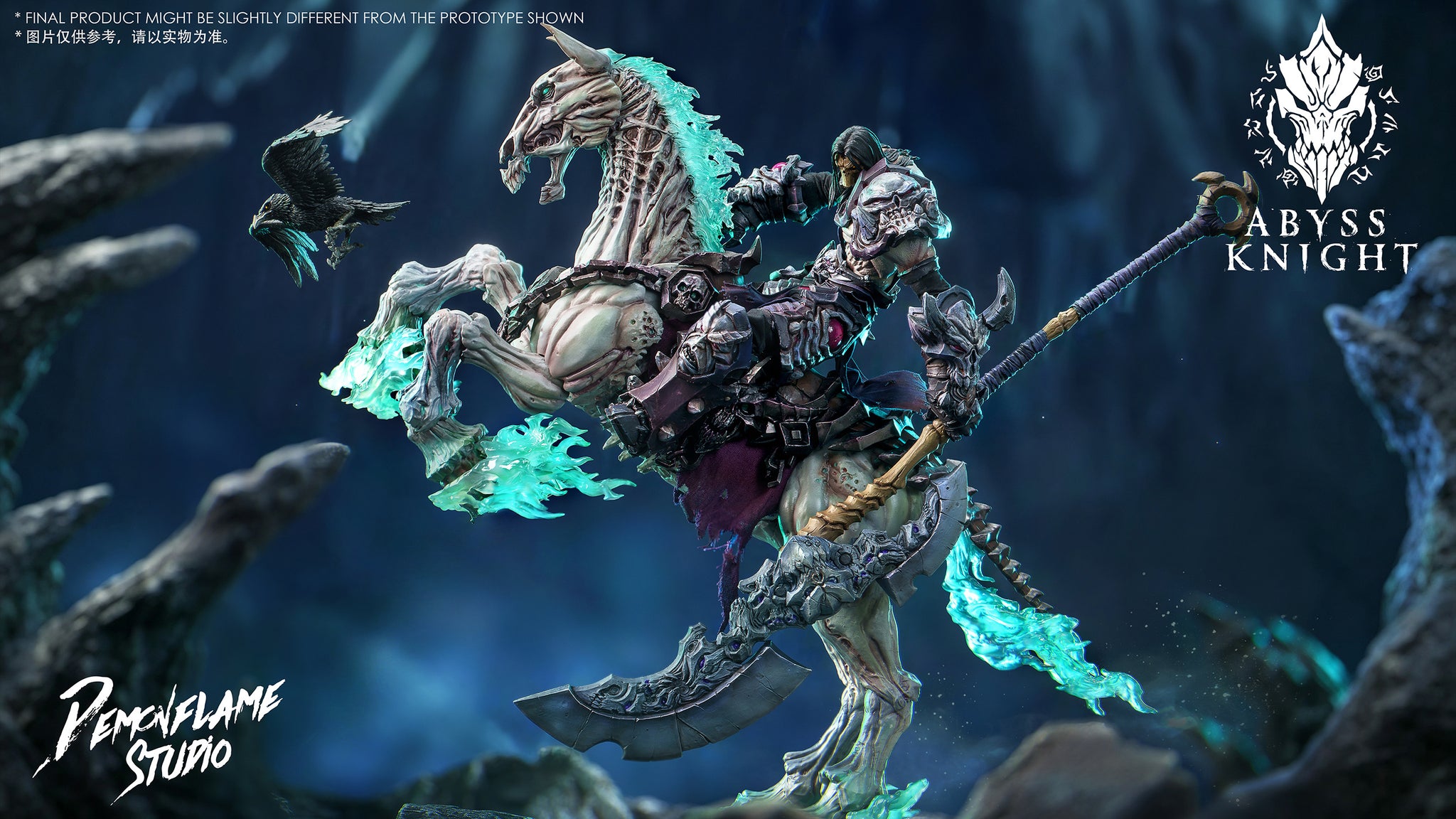 Preorder) Demon Flame Studio x Vtoys 1/12 Abyss Knight figure and