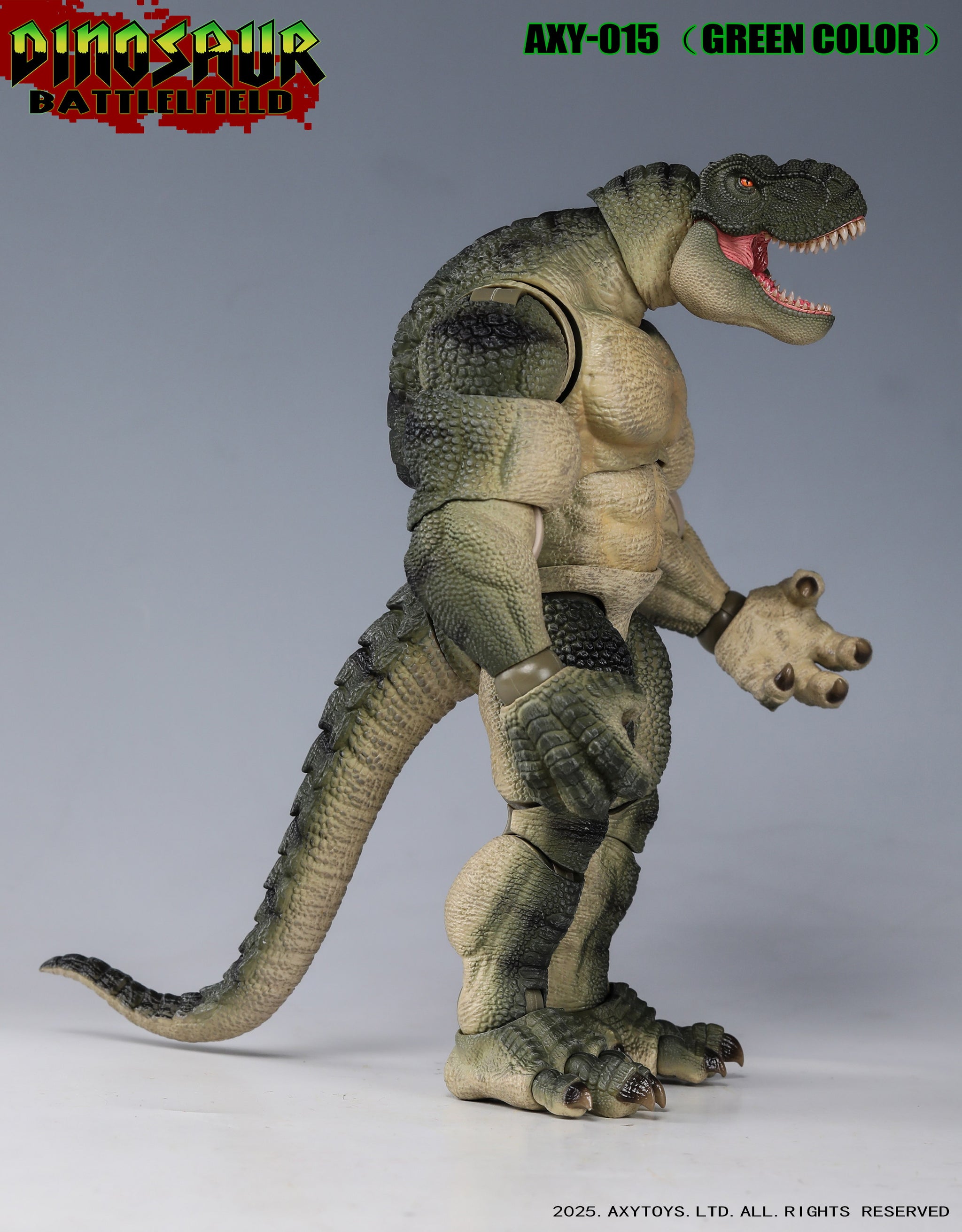 【開封】dinosaur battlelfield フィギュア Preorder) Axytoys 1/9 Dinosaur Battlefield T-rex aciotn figure