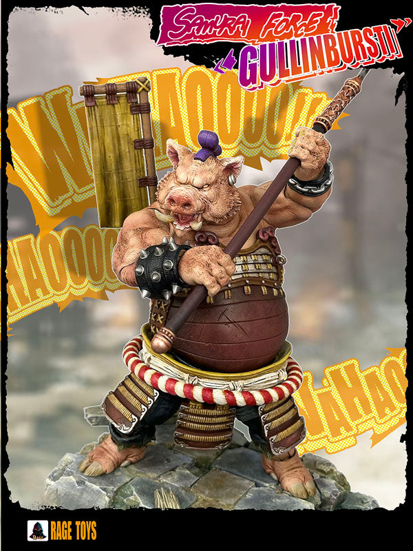 USA Stock) Rage Toys Samurai Force Wave 4 Gullinbursti and Rave