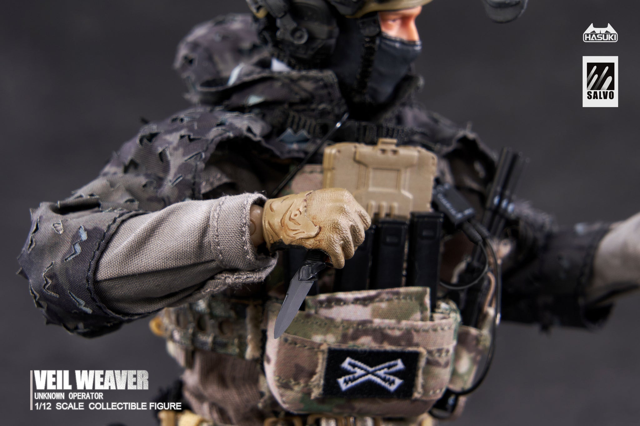 Preorder) HASUKI 1/12 Black Ops NO.4 SA04 Veil Weaver Action