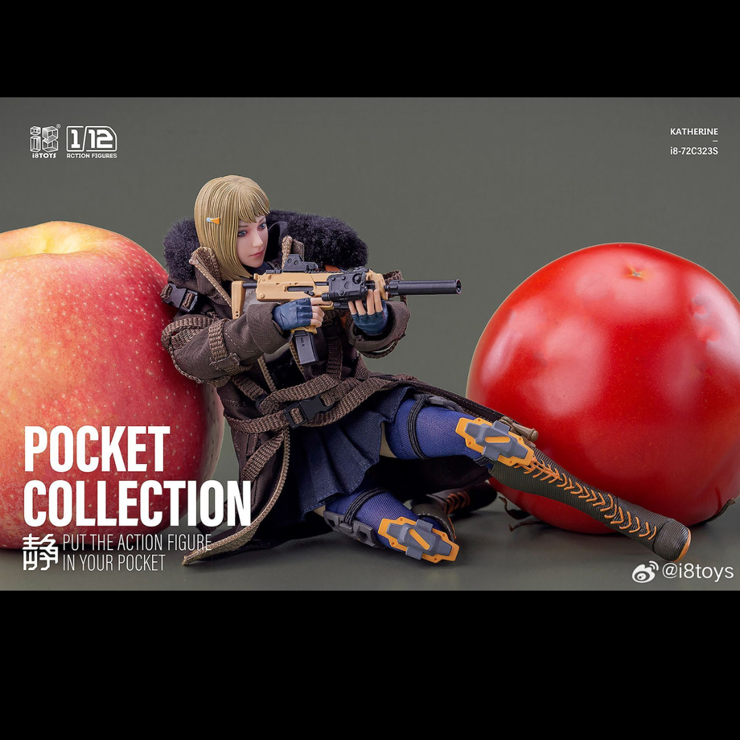 USA Stock) I8toys 1/12 Pocket Collection Katherine Standard