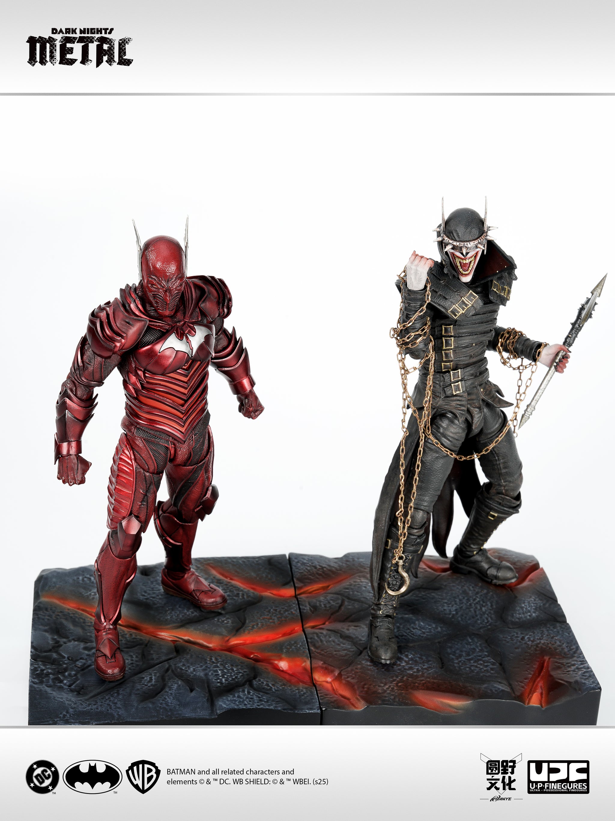 Preorder) LPZZ Offical Licensed 1/12 Red Death Dark Knights Metal