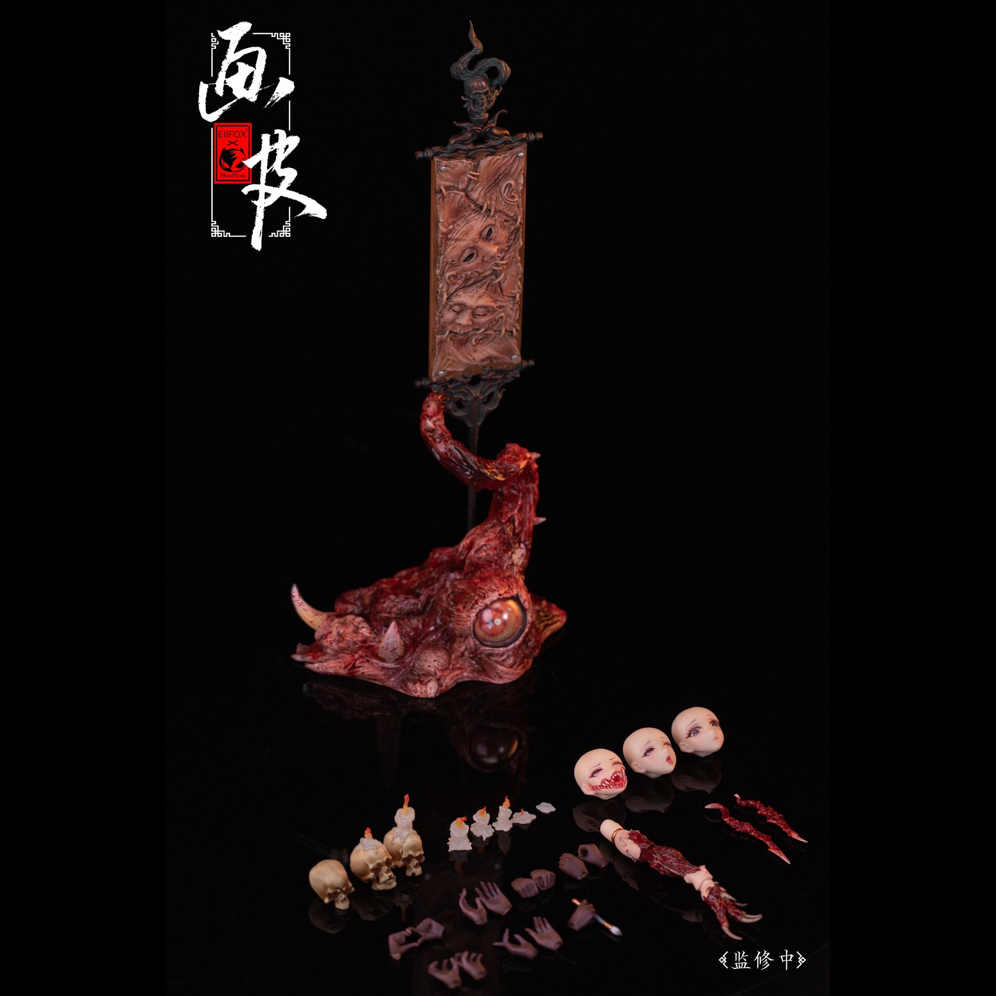 USA Stock) Bearpanda 1/12 Ghost Series Painted Skin action figure