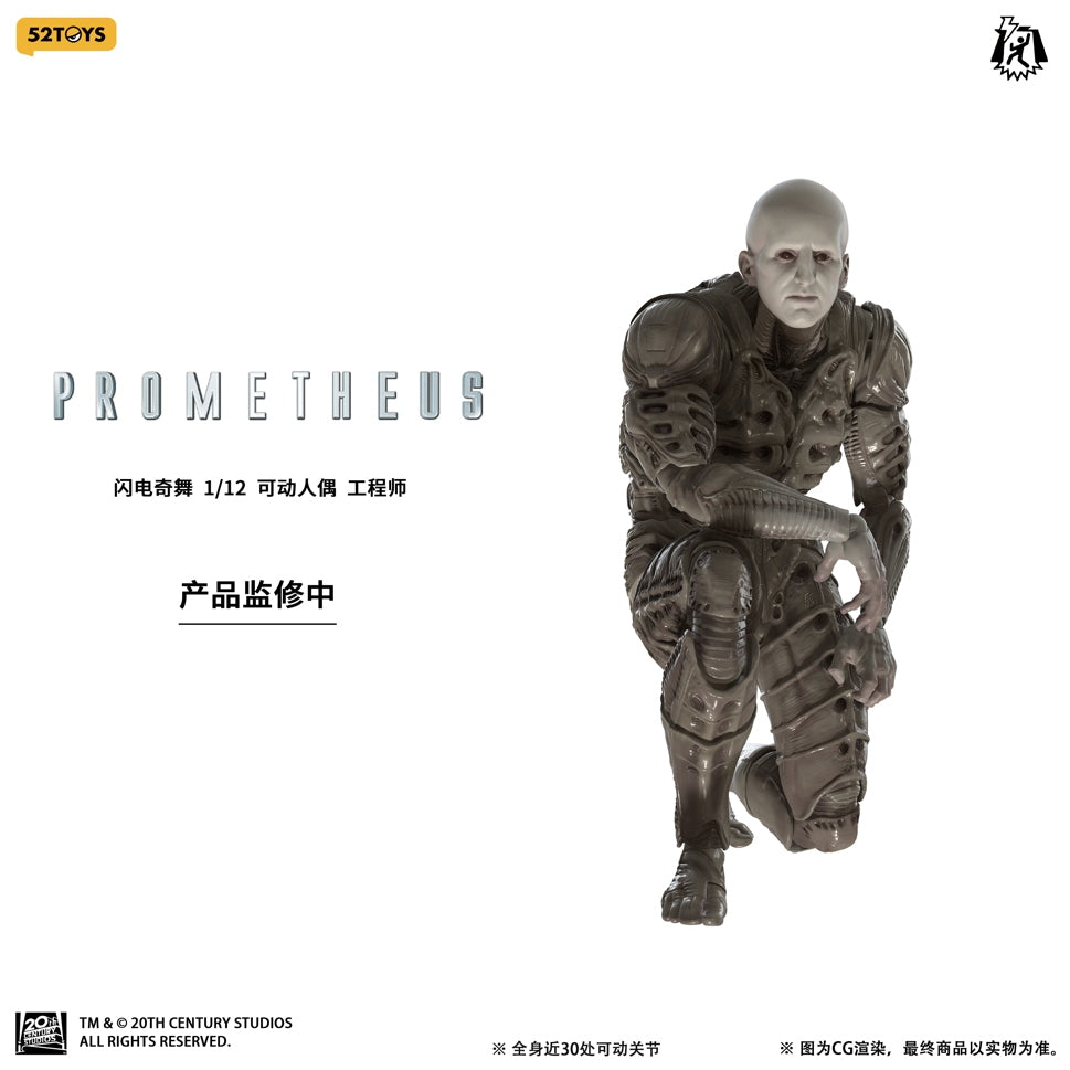 Preorder) 52toys 1/12 Official licensed Prometheus action figure