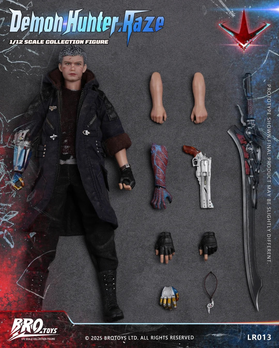 (Preorder) Brotoys 1/12 Demon hunter Raze action figure LR013 – 5ktoys