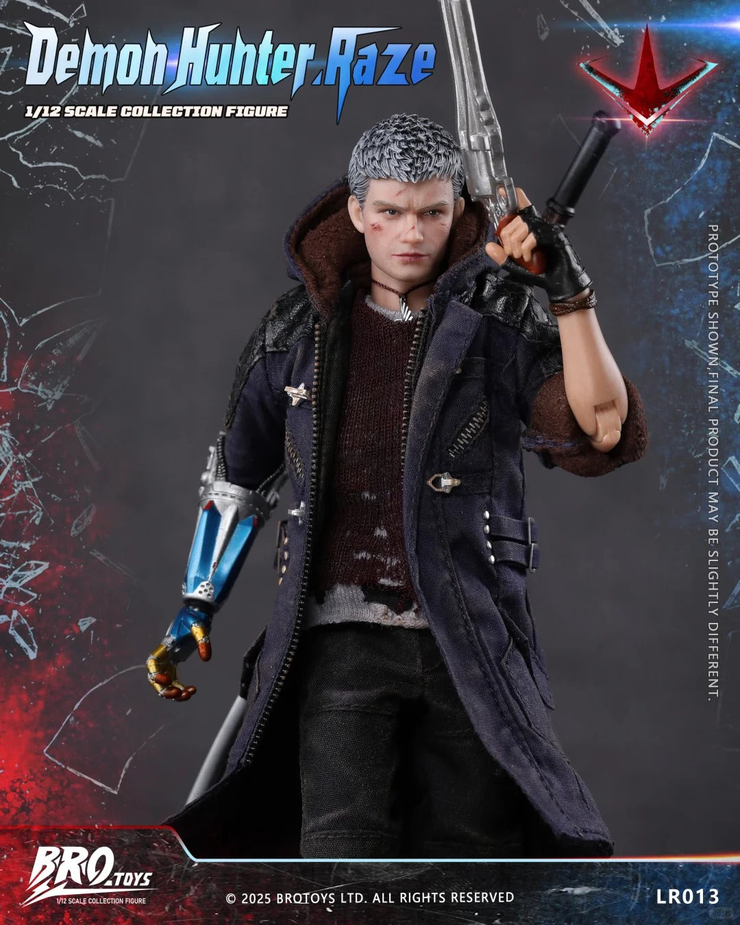 (Preorder) Brotoys 1/12 Demon hunter Raze action figure LR013 – 5ktoys