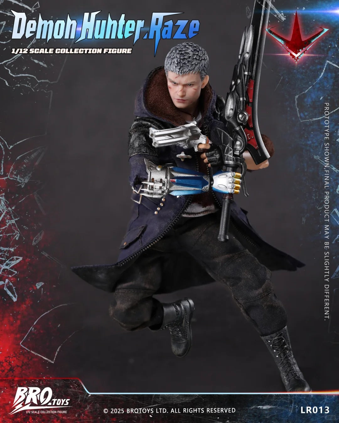(Preorder) Brotoys 1/12 Demon hunter Raze action figure LR013 – 5ktoys