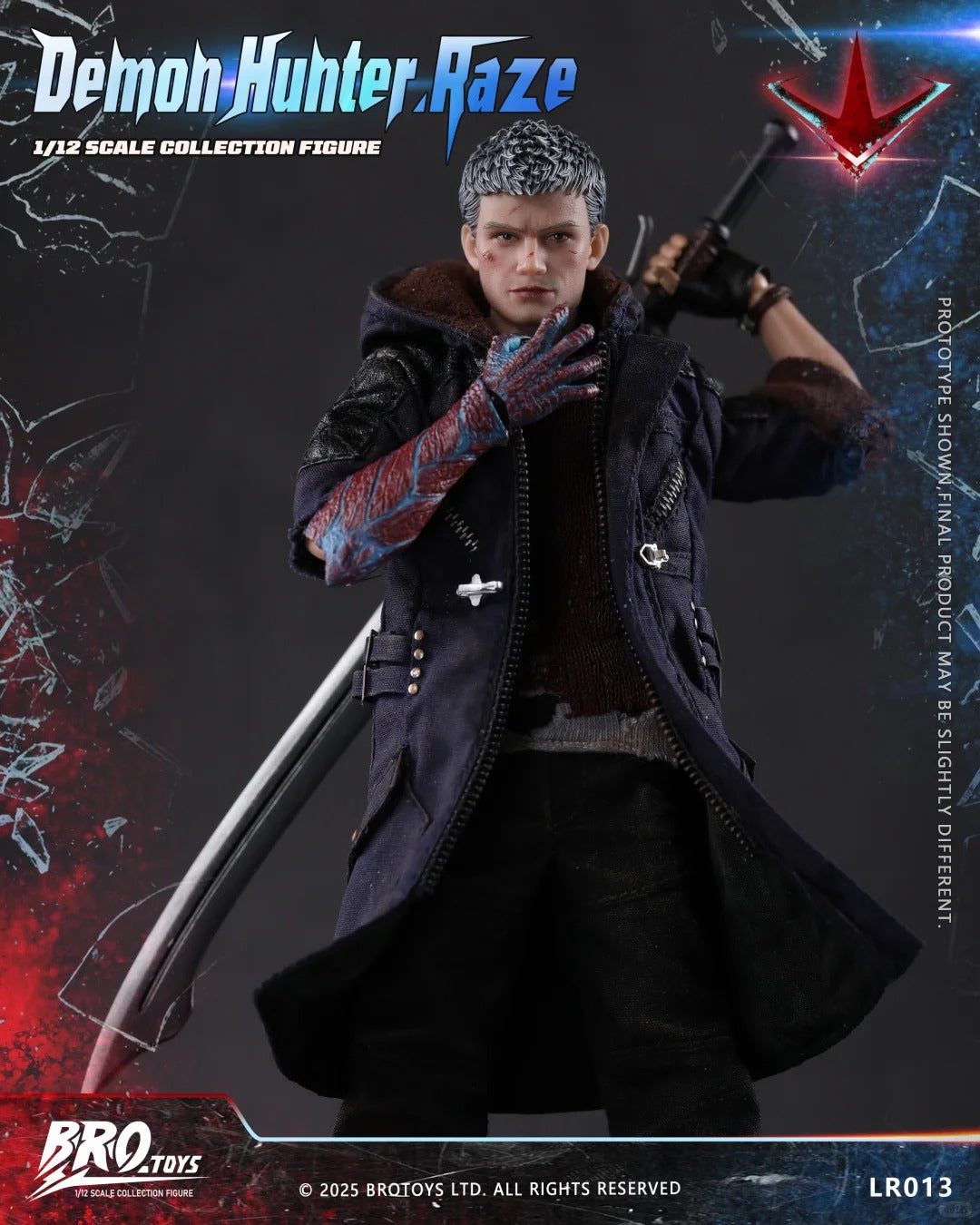 (Preorder) Brotoys 1/12 Demon hunter Raze action figure LR013 – 5ktoys
