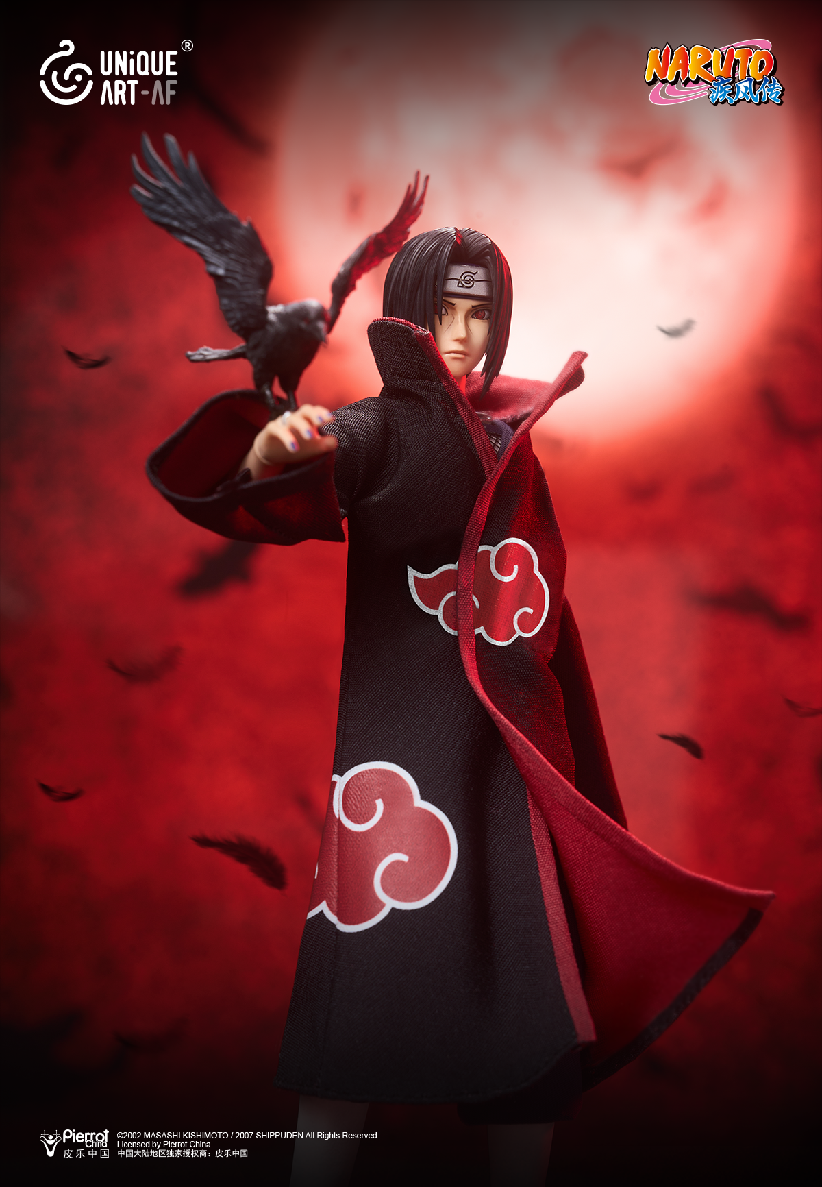 Preorder) Unique Art 1/12 Official Licensed Naruto Itachi Uchiha Preorder) Unique Art 1/12 Official Licensed Naruto Itachi Uchiha