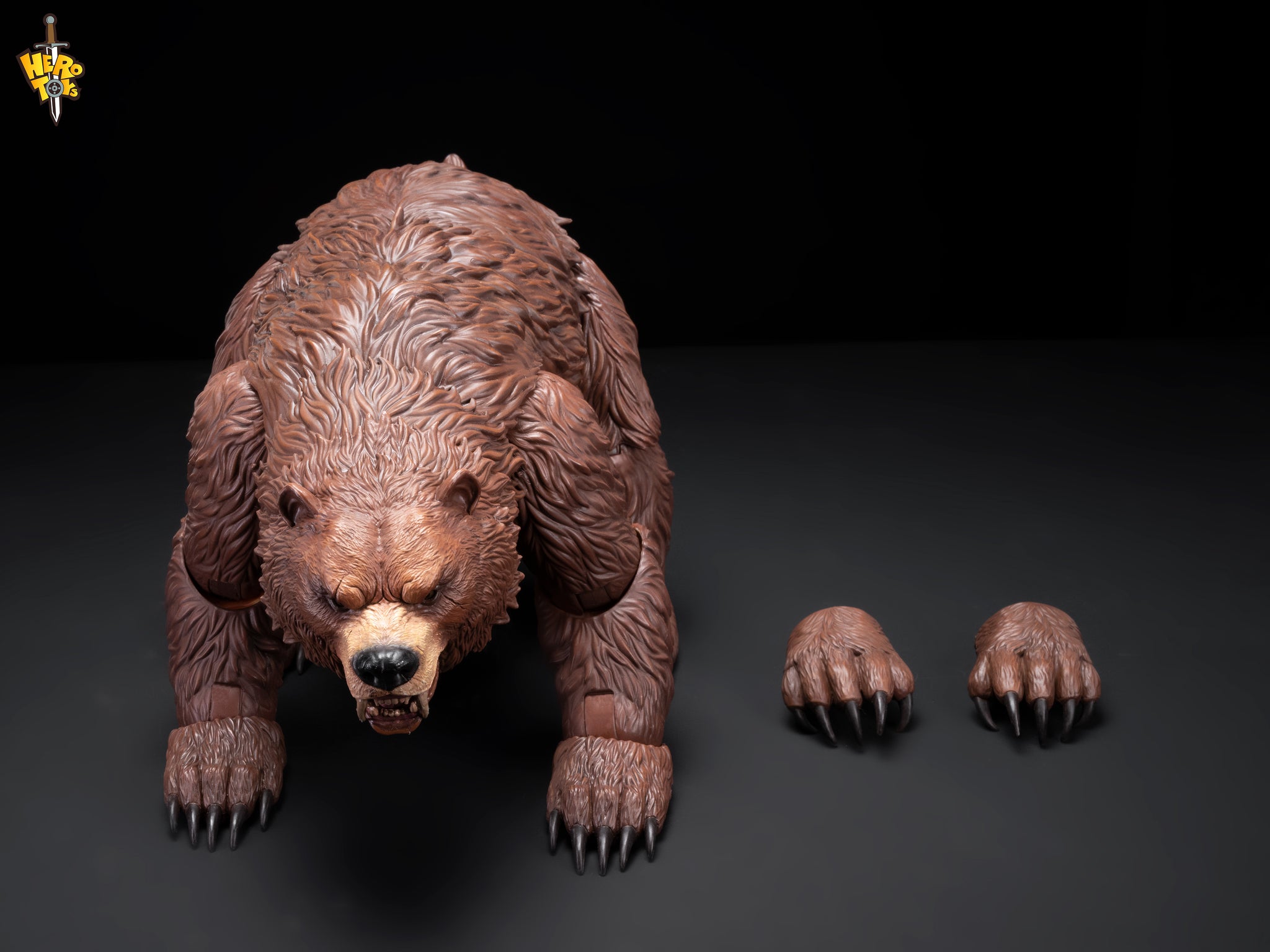 Preorder) Hero Toys 1/10 Tribal Hunter Orc tracker and war bear