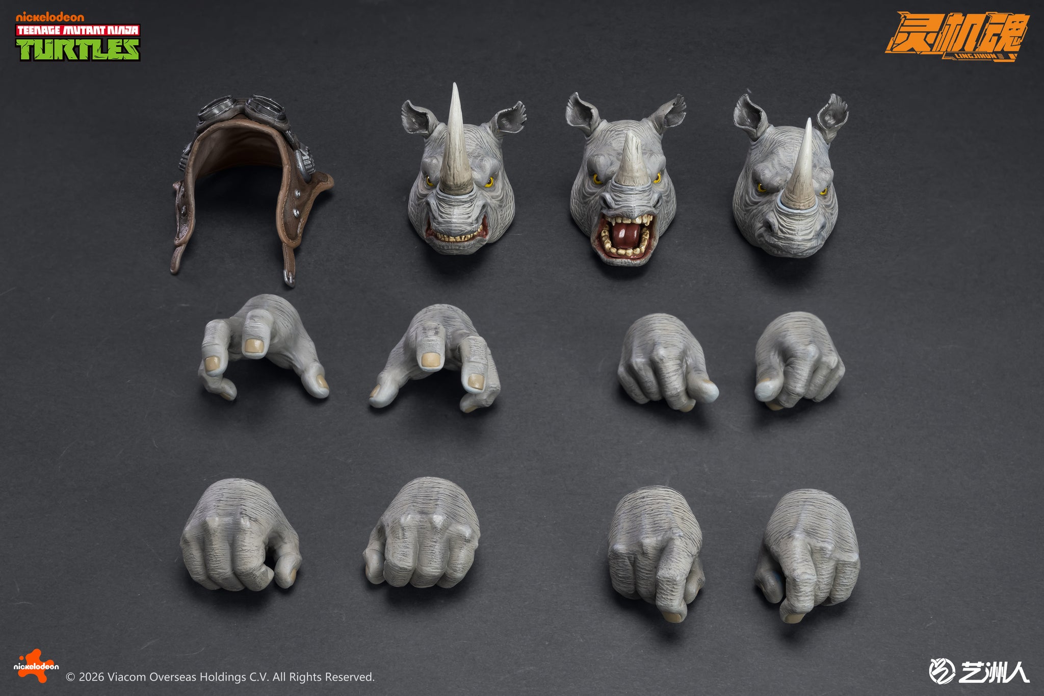 Preorder) Lingjihun Official Licensed TMNT 1/12 Rocksteady and