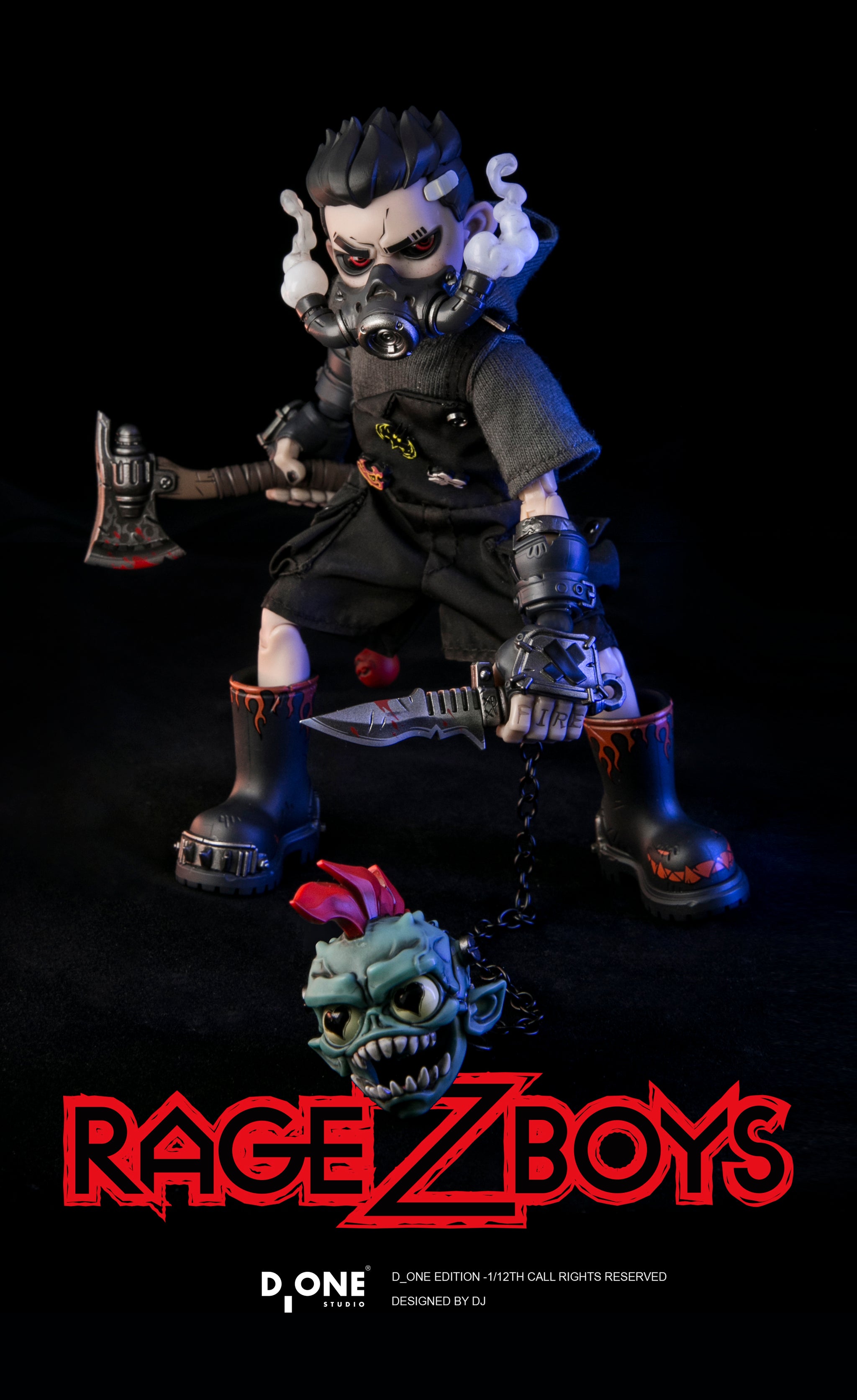 USA Stock) DONE Studio 1/12 Rage Z Boys action figure Standard and