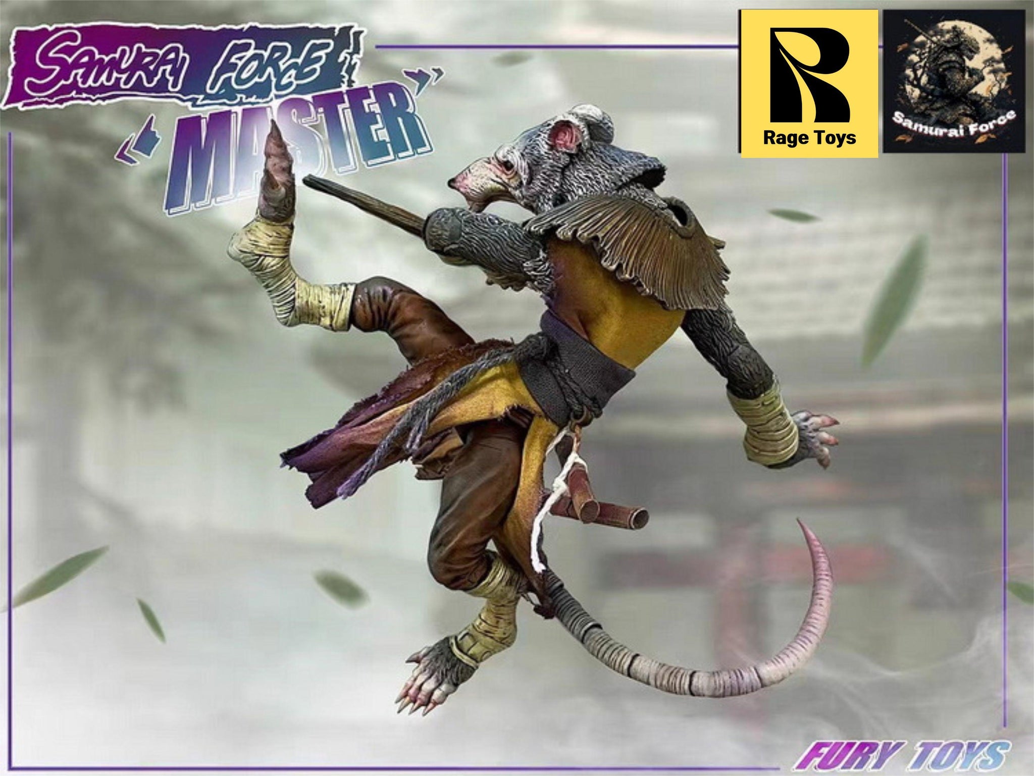 Infinite Rage Toy (USA Stock) Rage Toys 1/12 Samurai Force Wave 2 The Master action figu ...