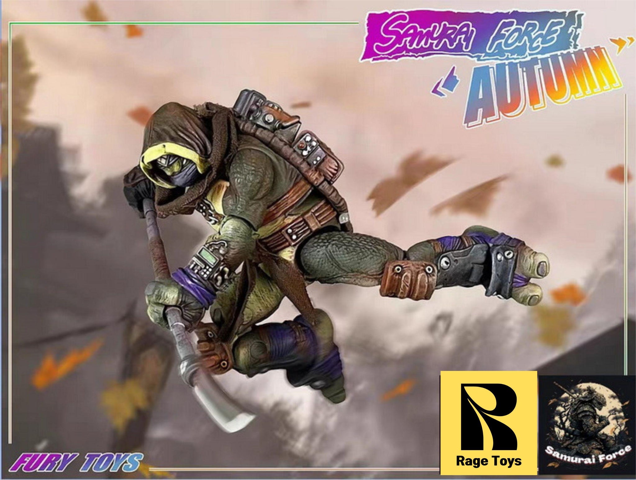 USA Stock) Rage Toys 1/12 Samurai Force Wave 2 Musketman Autumn