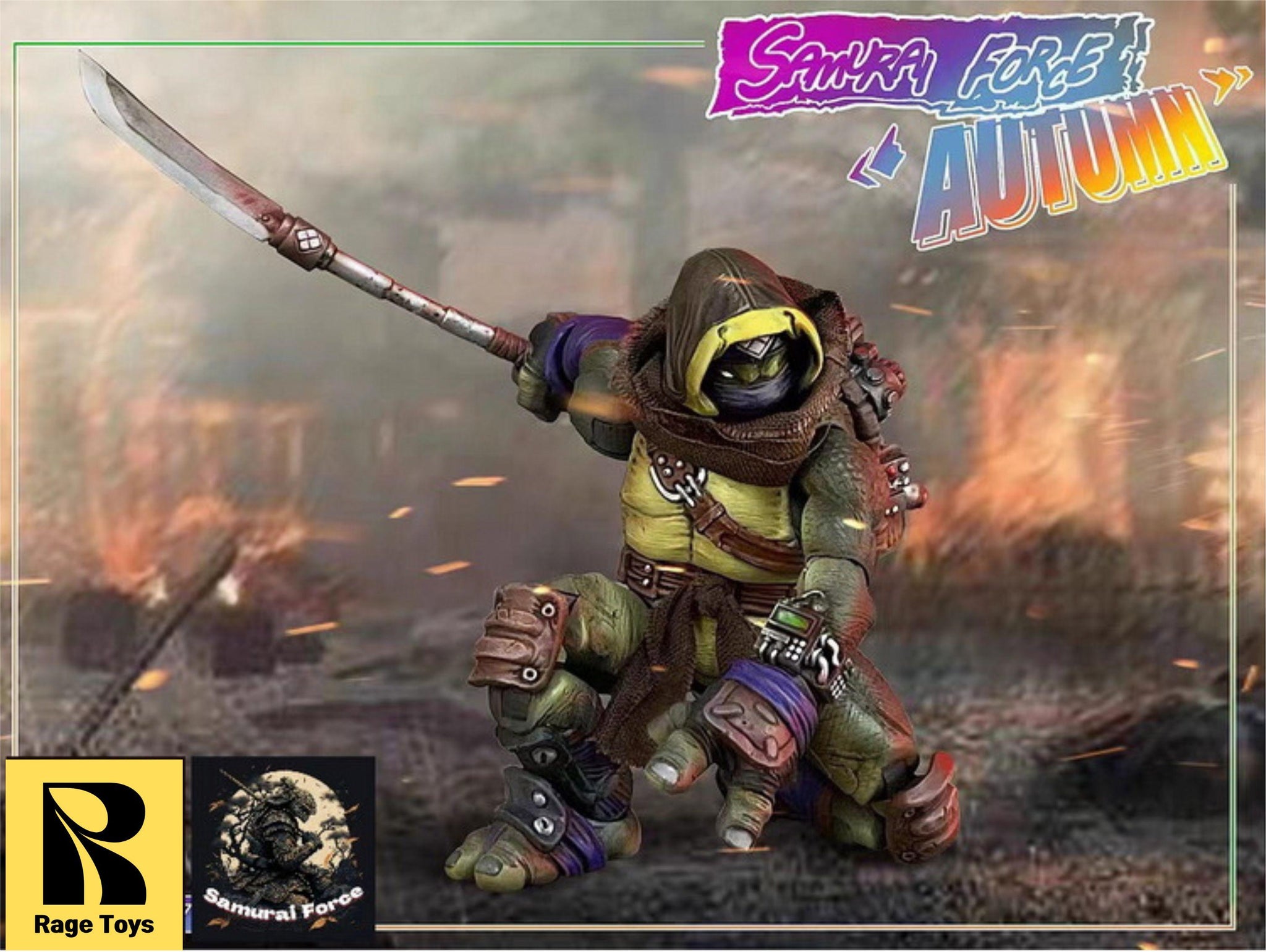 USA Stock) Rage Toys 1/12 Samurai Force Wave 2 Musketman Autumn