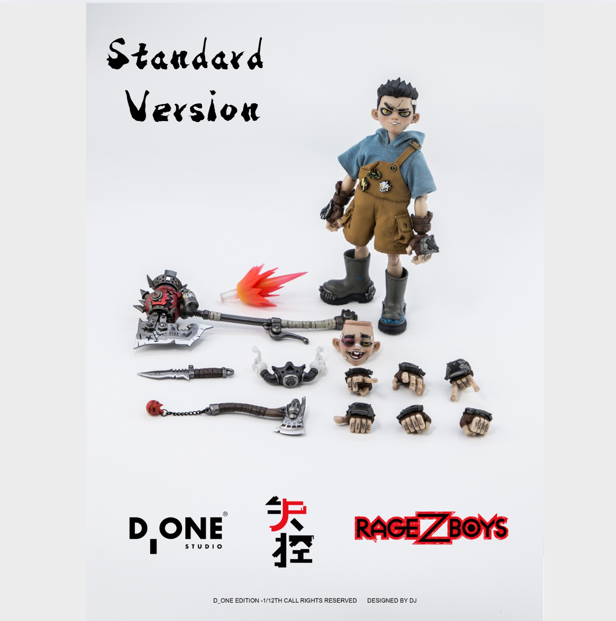 Preorder) DONE Studio 1/12 Rage Z Boys action figure Standard and Preorder) DONE Studio 1/12 Rage Z Boys action figure Standard and
