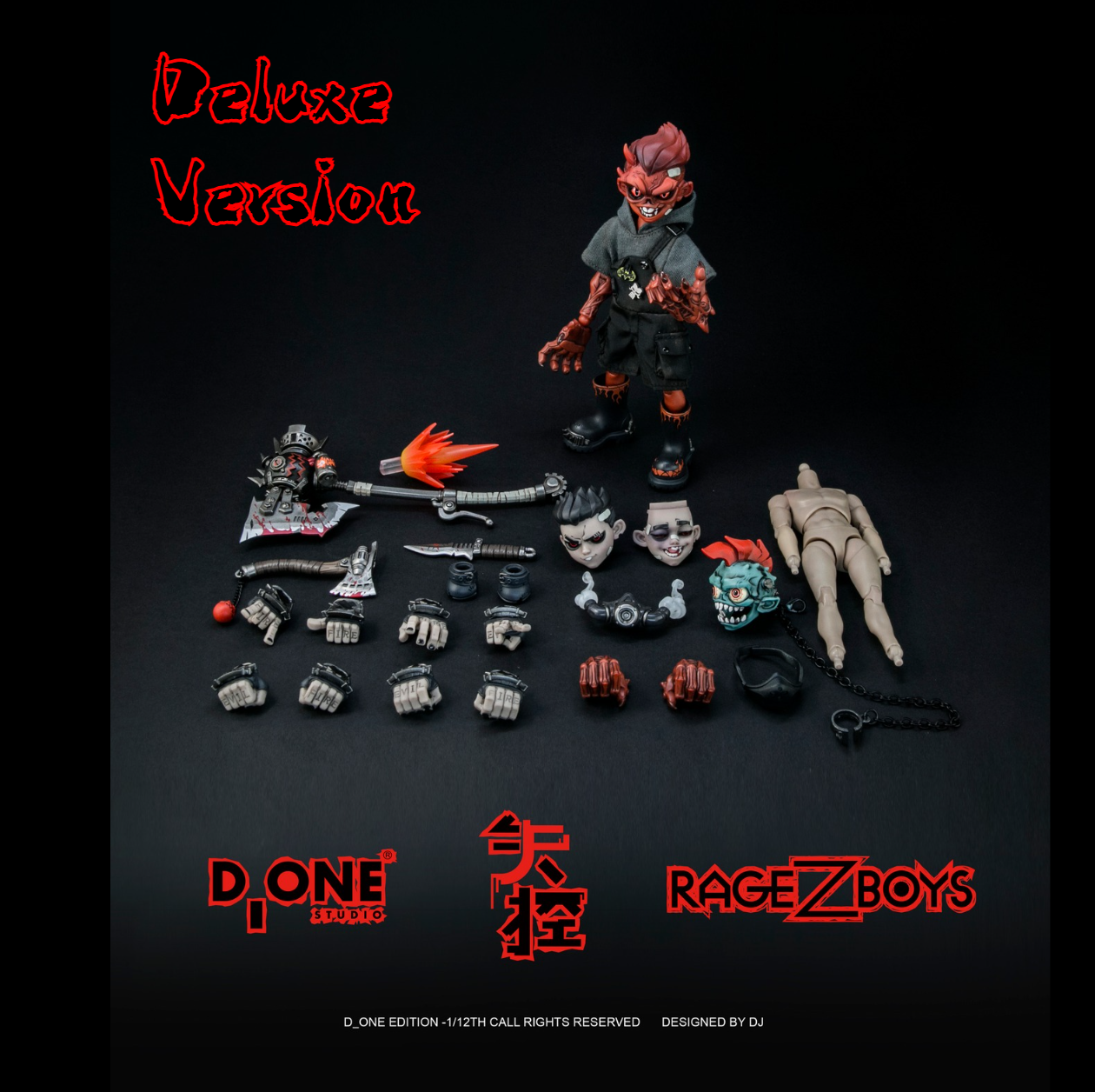 Preorder) DONE Studio 1/12 Rage Z Boys action figure Standard and Preorder) DONE Studio 1/12 Rage Z Boys action figure Standard and