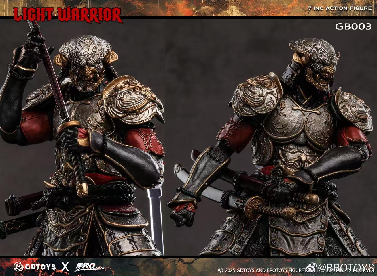 Preorder) Brotoys x GD toys 1/12 Light Warrior GB003 action
