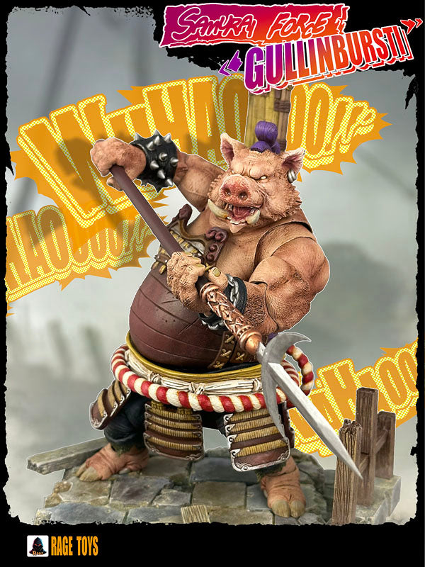 USA Stock) Rage Toys Samurai Force Wave 4 Gullinbursti and Rave
