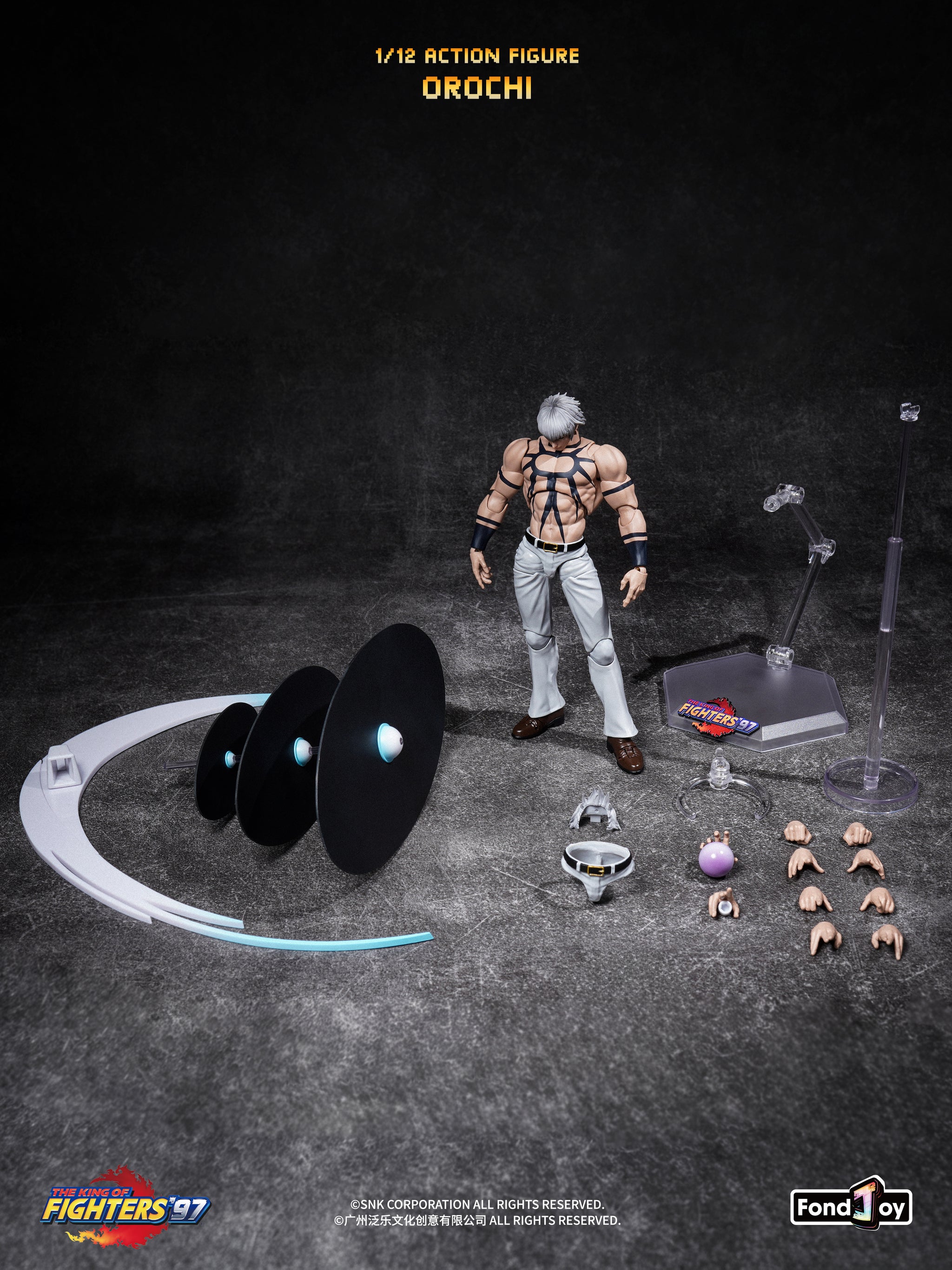 Preorder) SNK Official License Fondjoy 1/12 KOF97 Orochi action
