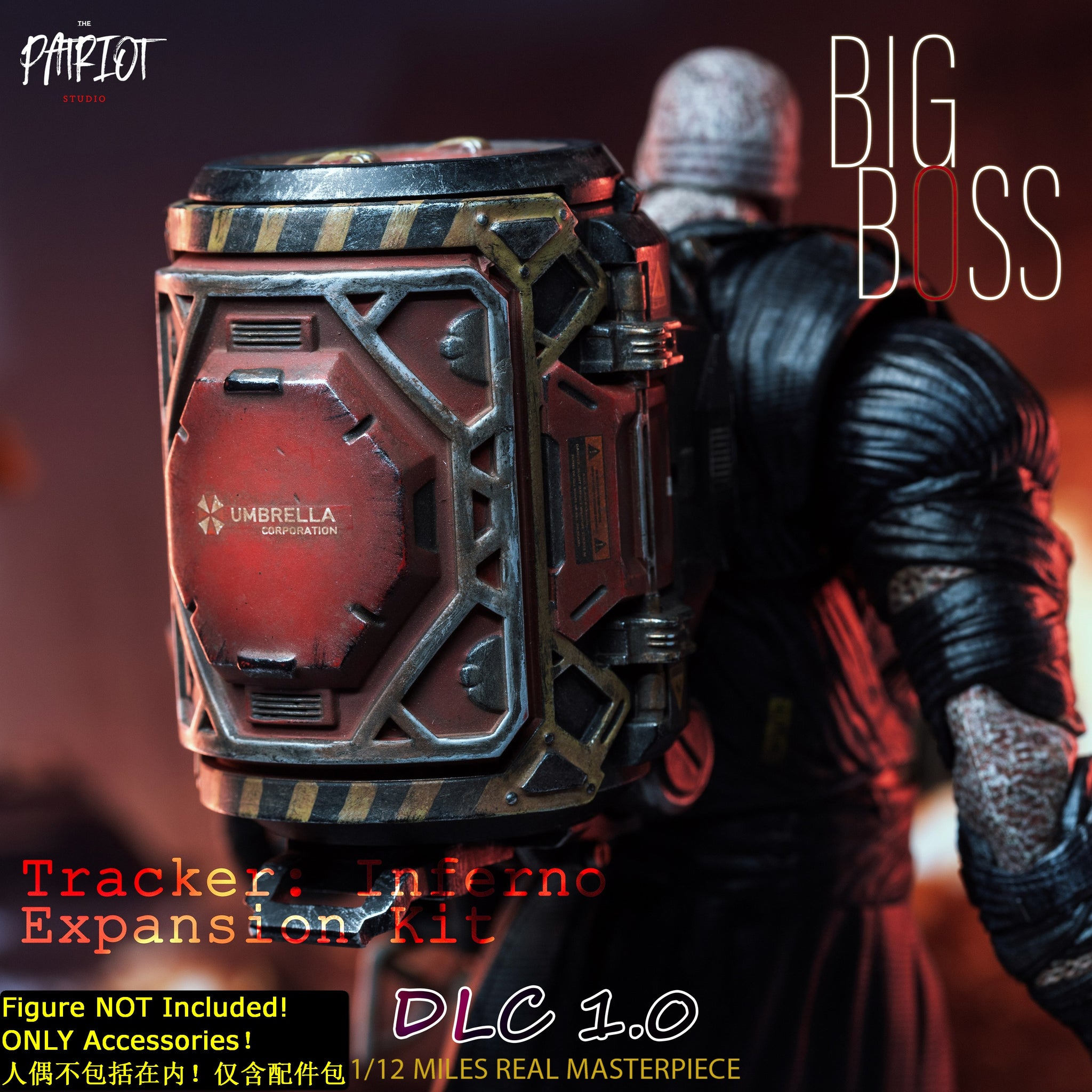 1/12 patriot studio BIgBoss じはいけししすそそ Preorder) Patriot Studio 1/12 Big Boss DLC1.0 Flamethrower with