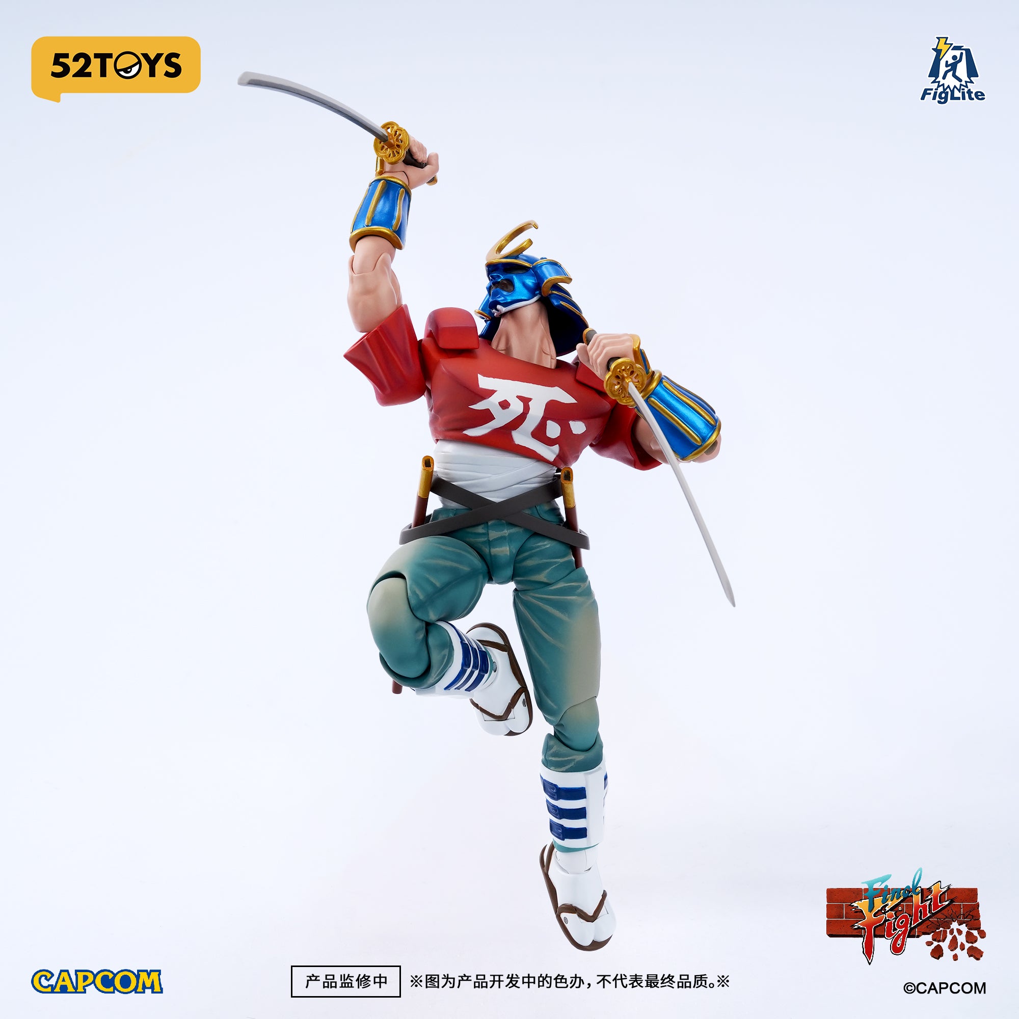 Preorder) 52toys 1/12 Official Licensed Final Fight Guy and Sodom