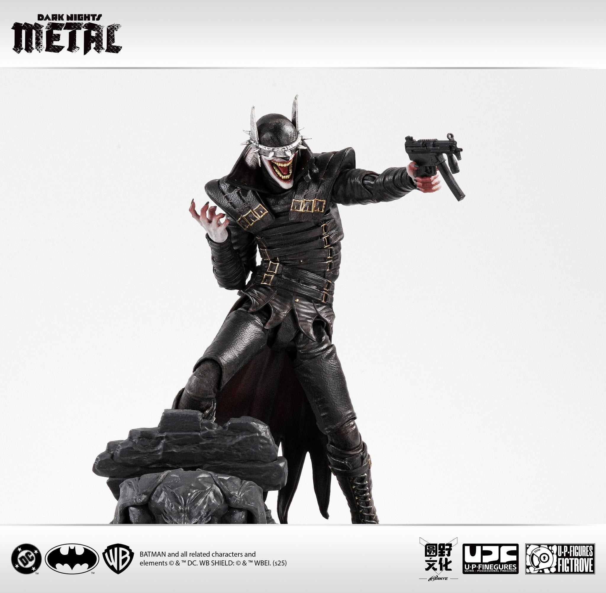 少年隊 35th Anniversary PLAYZONE KING&JOKER Preorder) Official Licensed LPZZ 1/12 Dark Knight Metal