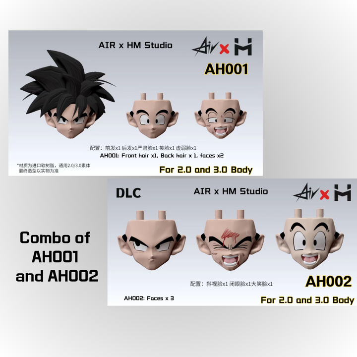(USA Stock) Air x HM studio hairs faces and hands effect kits AH001 AH ...