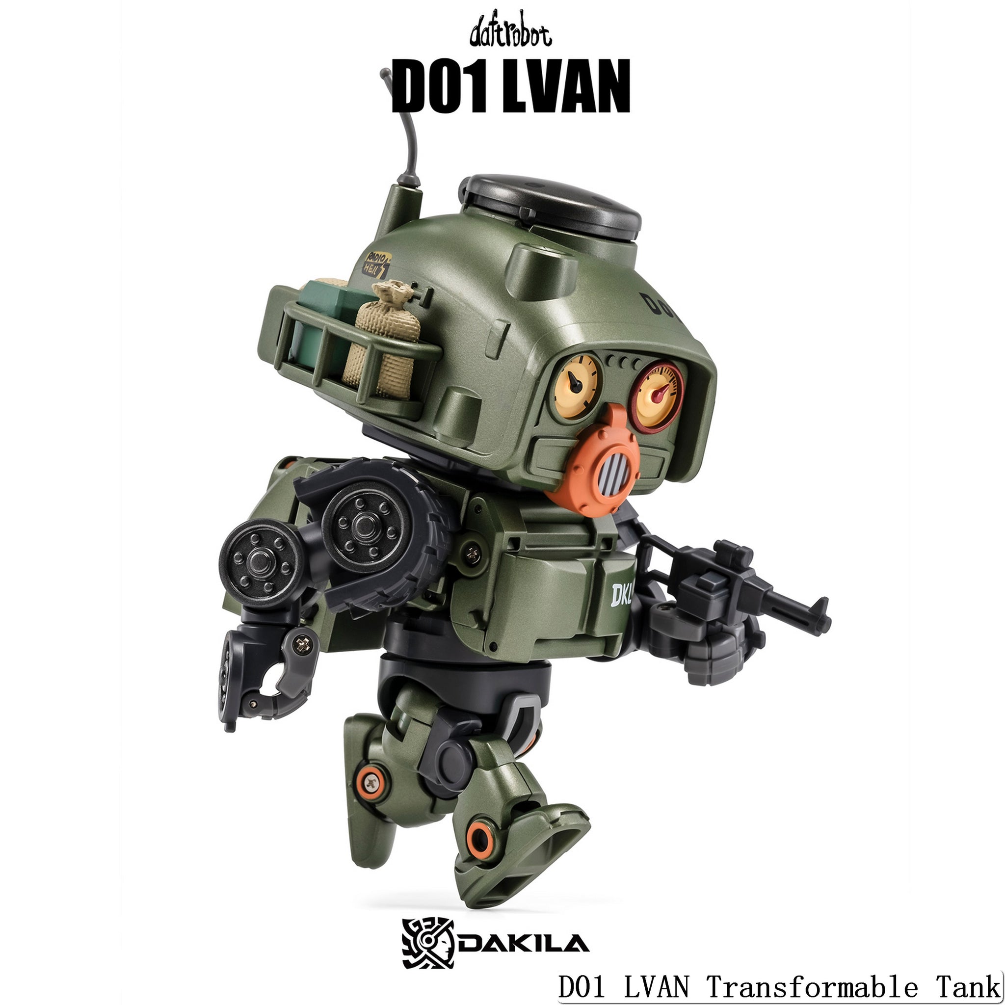 ロボット DK Preorder) DAKILA Daftbots Hell March D01 Lvan Transformable tank