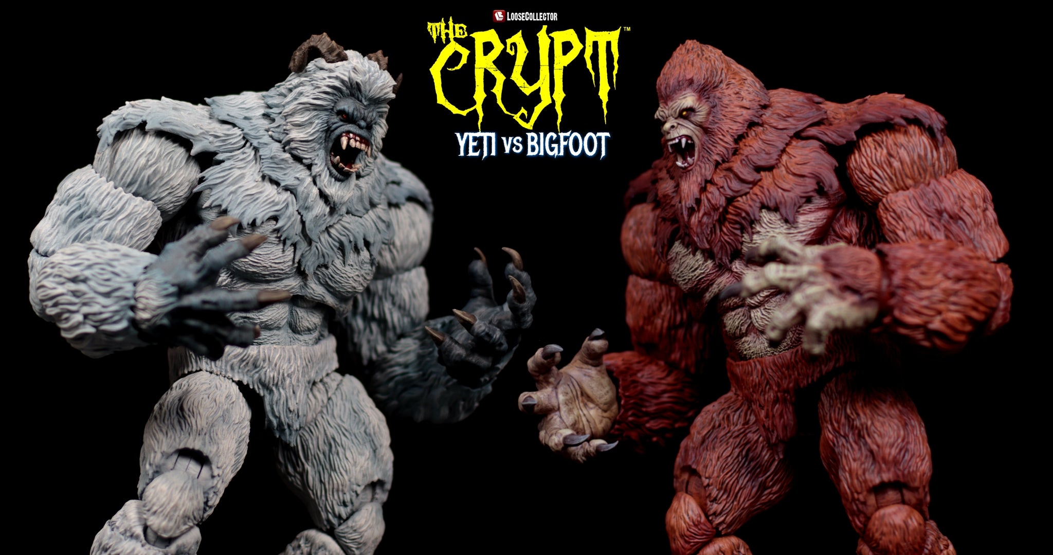 (Preorder) Loosecollector The Crypt Bigfoot and Yeti action figure 10 inches