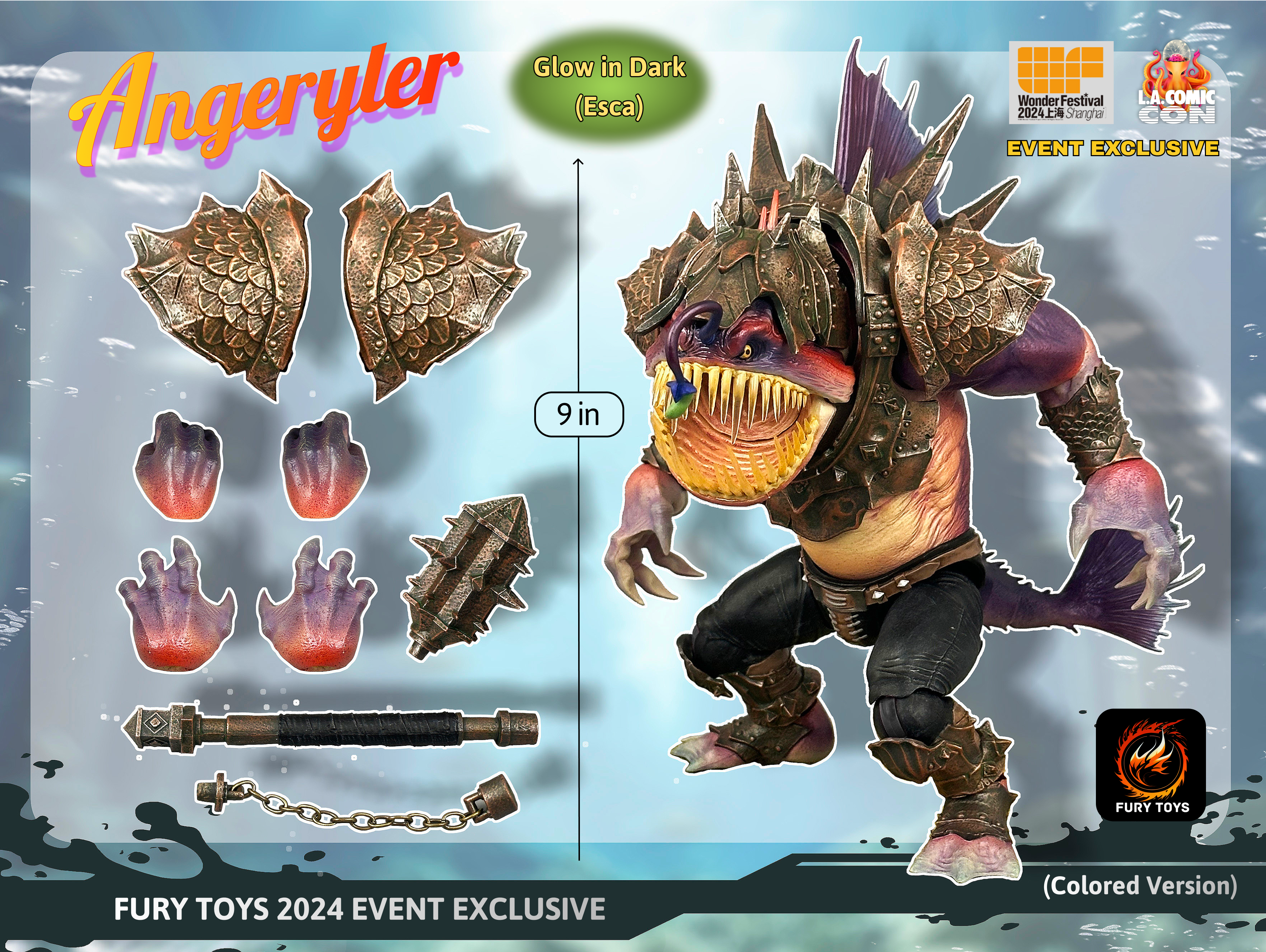 SF・ファンタジー・ホラー FURY TOYS ANGRYLER USA Stock) Fury Toys 2024 Event Exclusive Angeryler