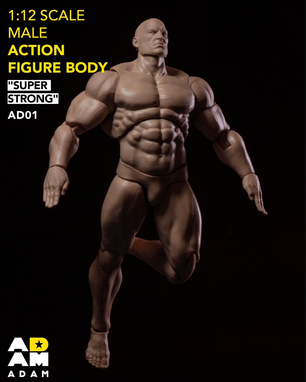 Preorder) ADAM super strong 1/12 male body action figure AD01 – 5ktoys