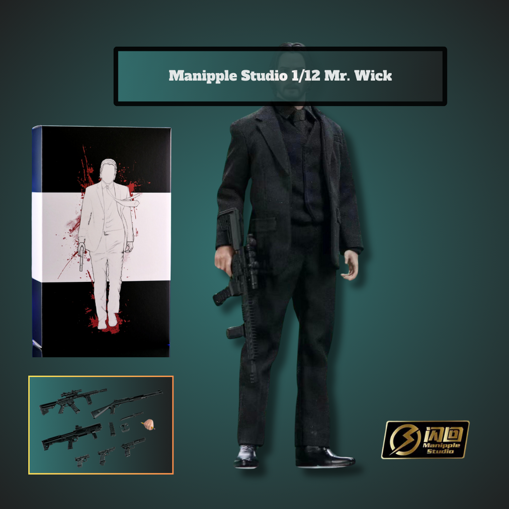Manipple Studio 1/12 Scale Suit Body Action Figure with Hands