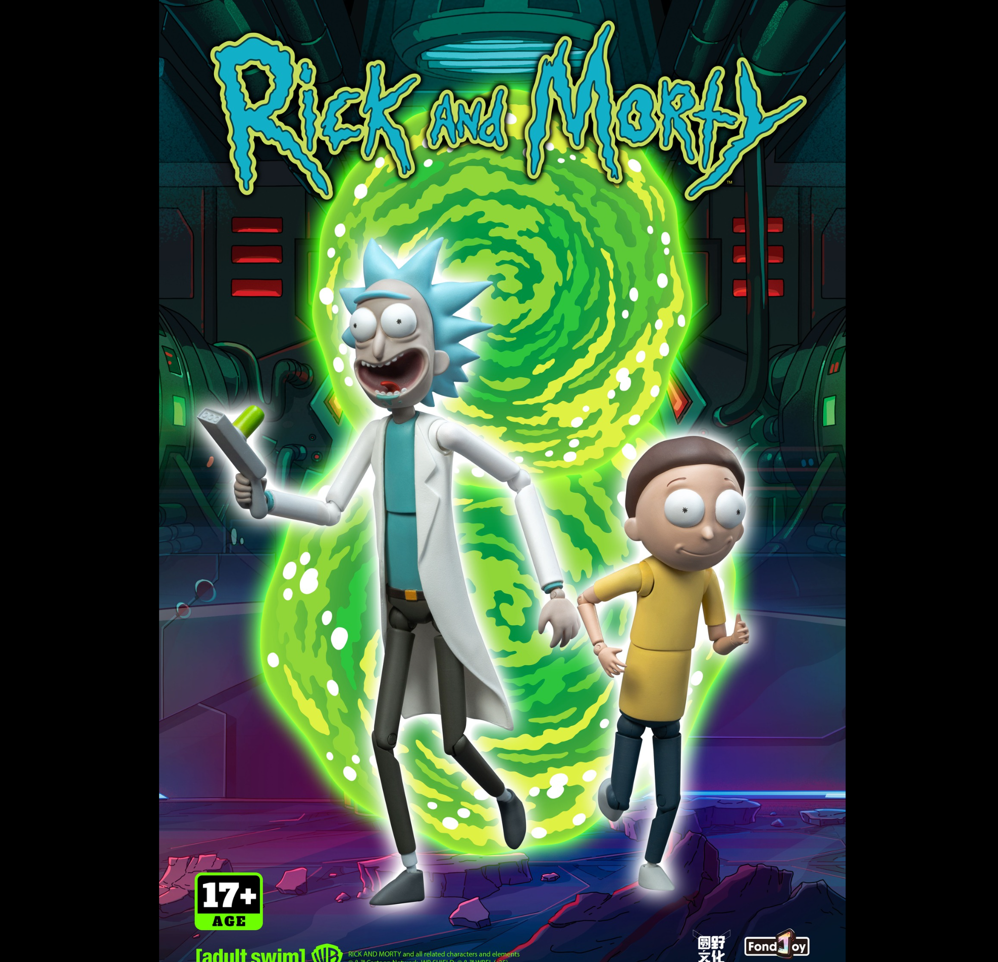 USA Stock) Fondjoy Official Licensed 1/12 Rick and Morty action