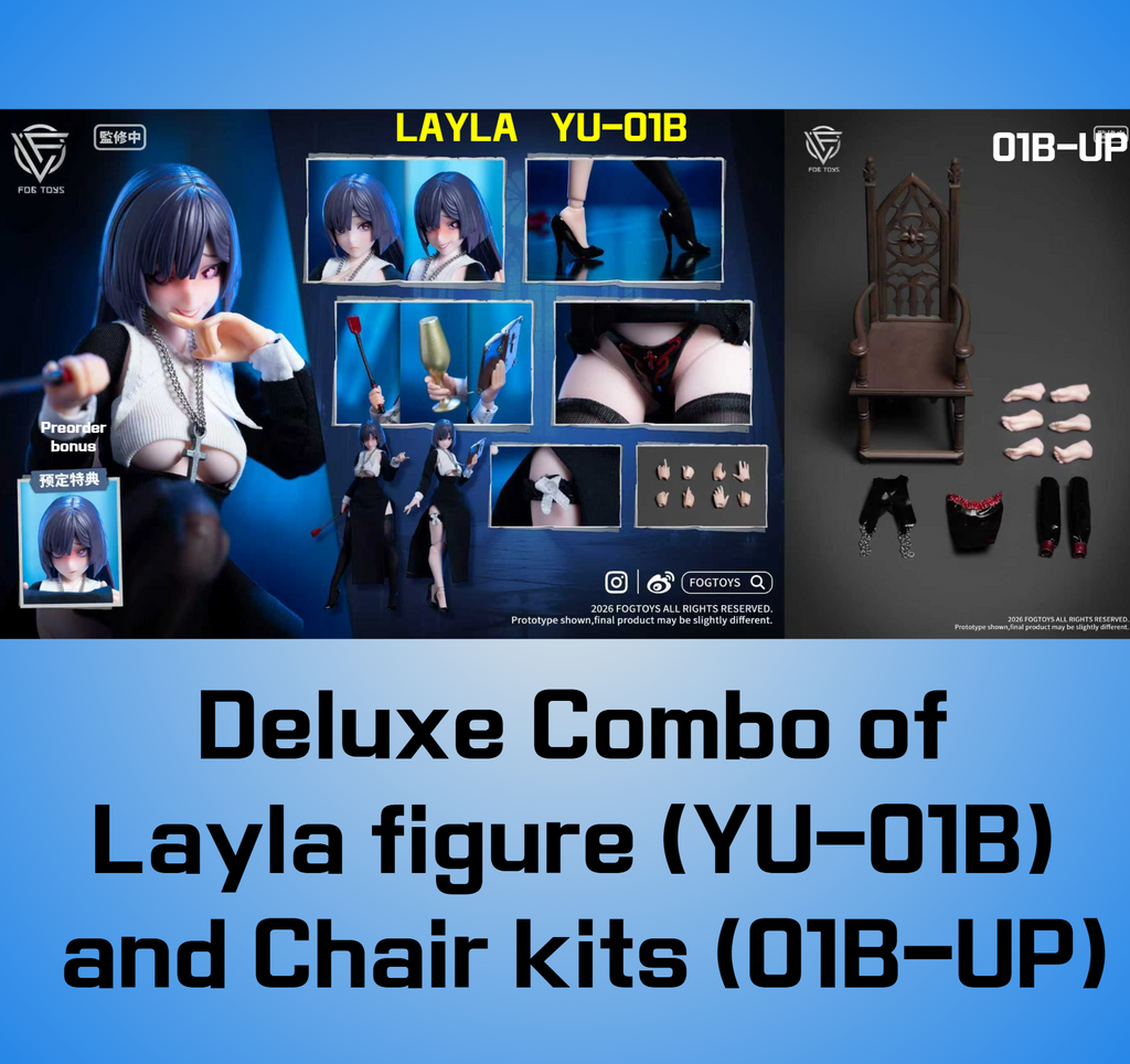 (Preorder) Fogtoys 1/12 Eira 01A and Layla 01B action figure and Chair ...