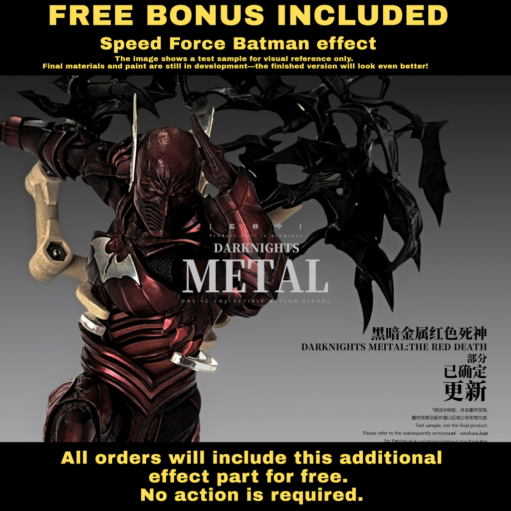 Preorder) LPZZ Offical Licensed 1/12 Red Death Dark Knights Metal