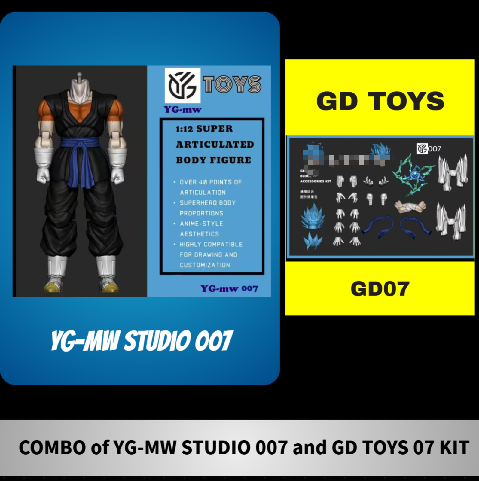 Gd Toy Store (USA Stock) YG-MW STUDIO 007 figure and GD TOYS 07 KIT – 5ktoys