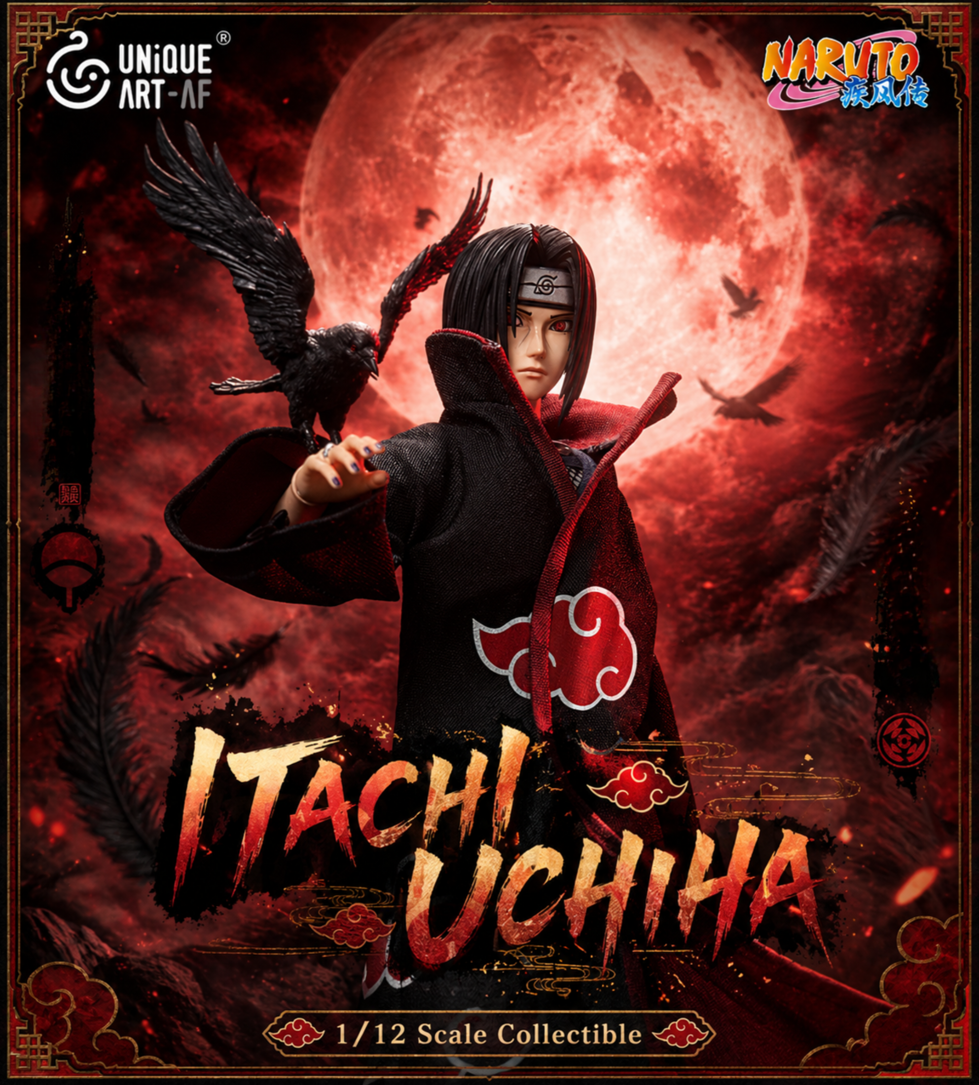 Preorder) Unique Art 1/12 Official Licensed Naruto Itachi Uchiha Preorder) Unique Art 1/12 Official Licensed Naruto Itachi Uchiha