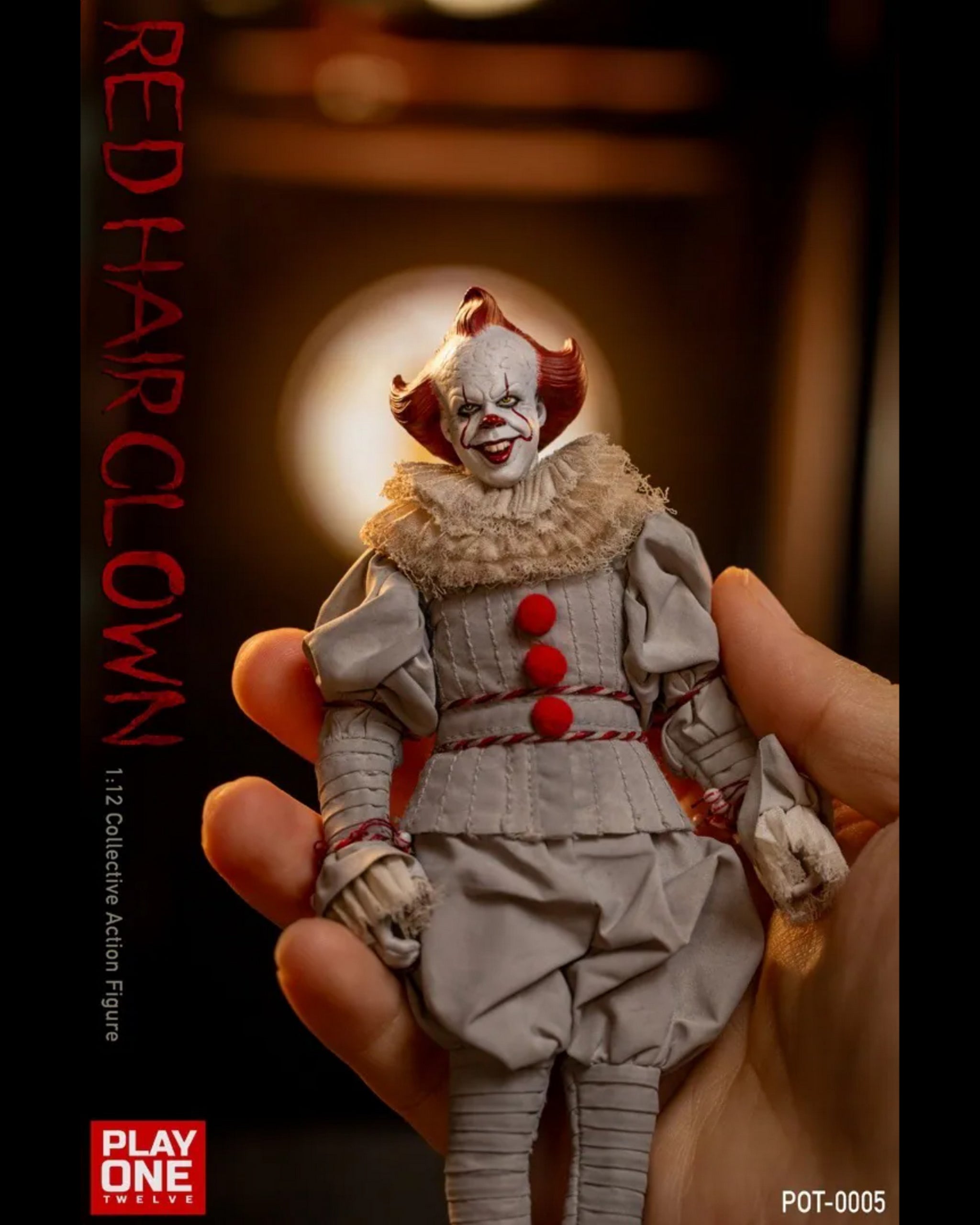 USA Stock) Play One Twelve Studio 1/12 Red Hair Clown action