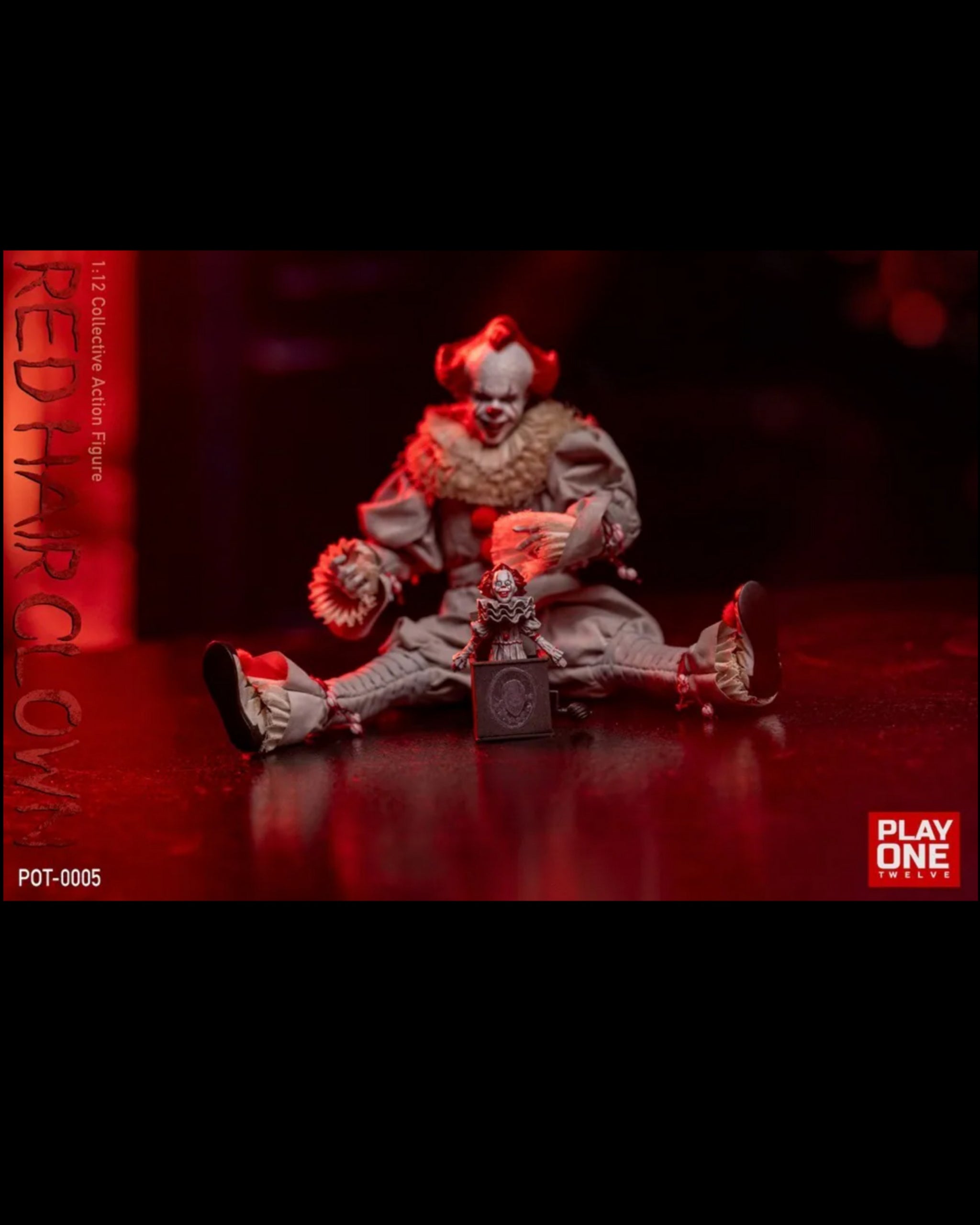 USA Stock) Play One Twelve Studio 1/12 Red Hair Clown action