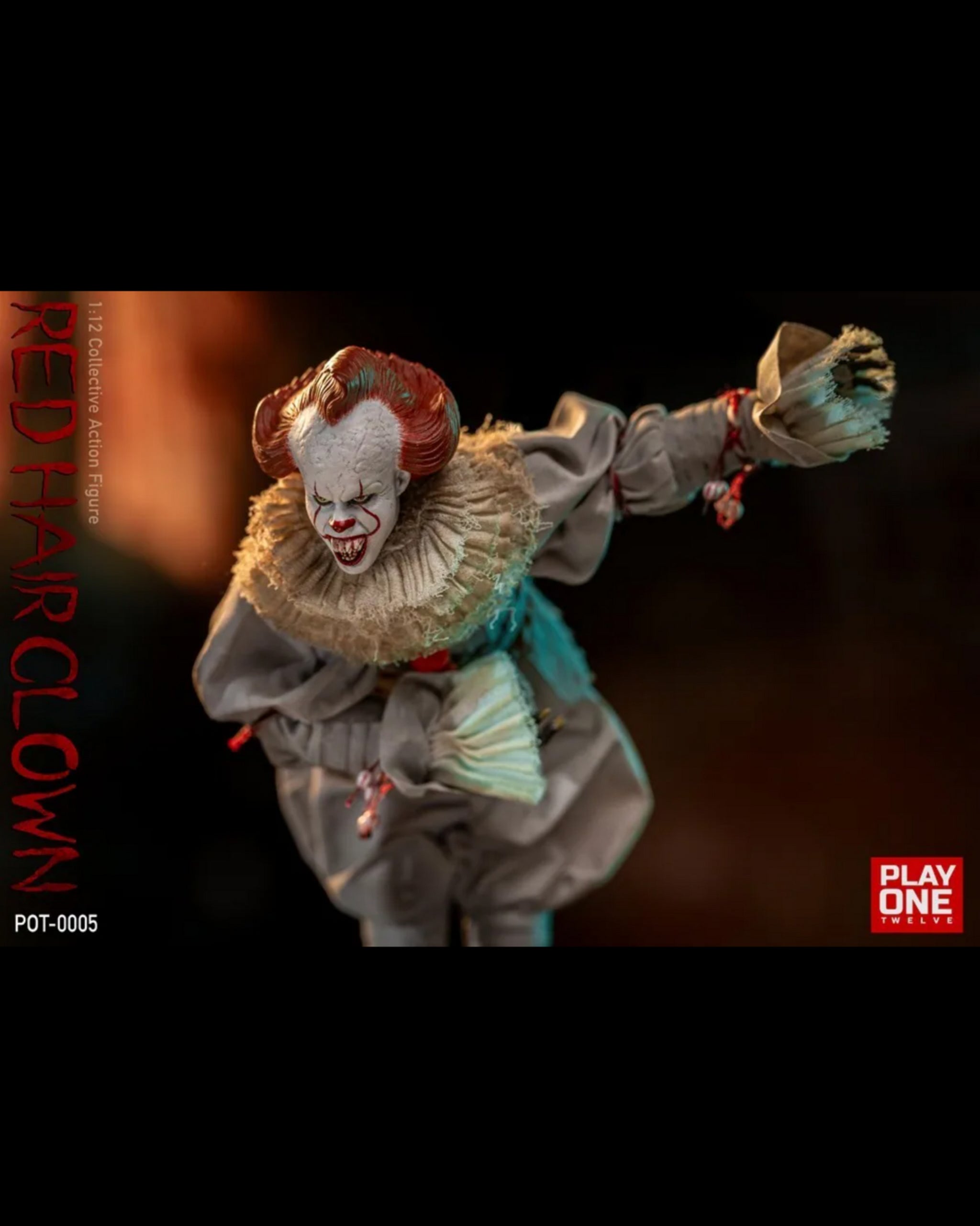 USA Stock) Play One Twelve Studio 1/12 Red Hair Clown action