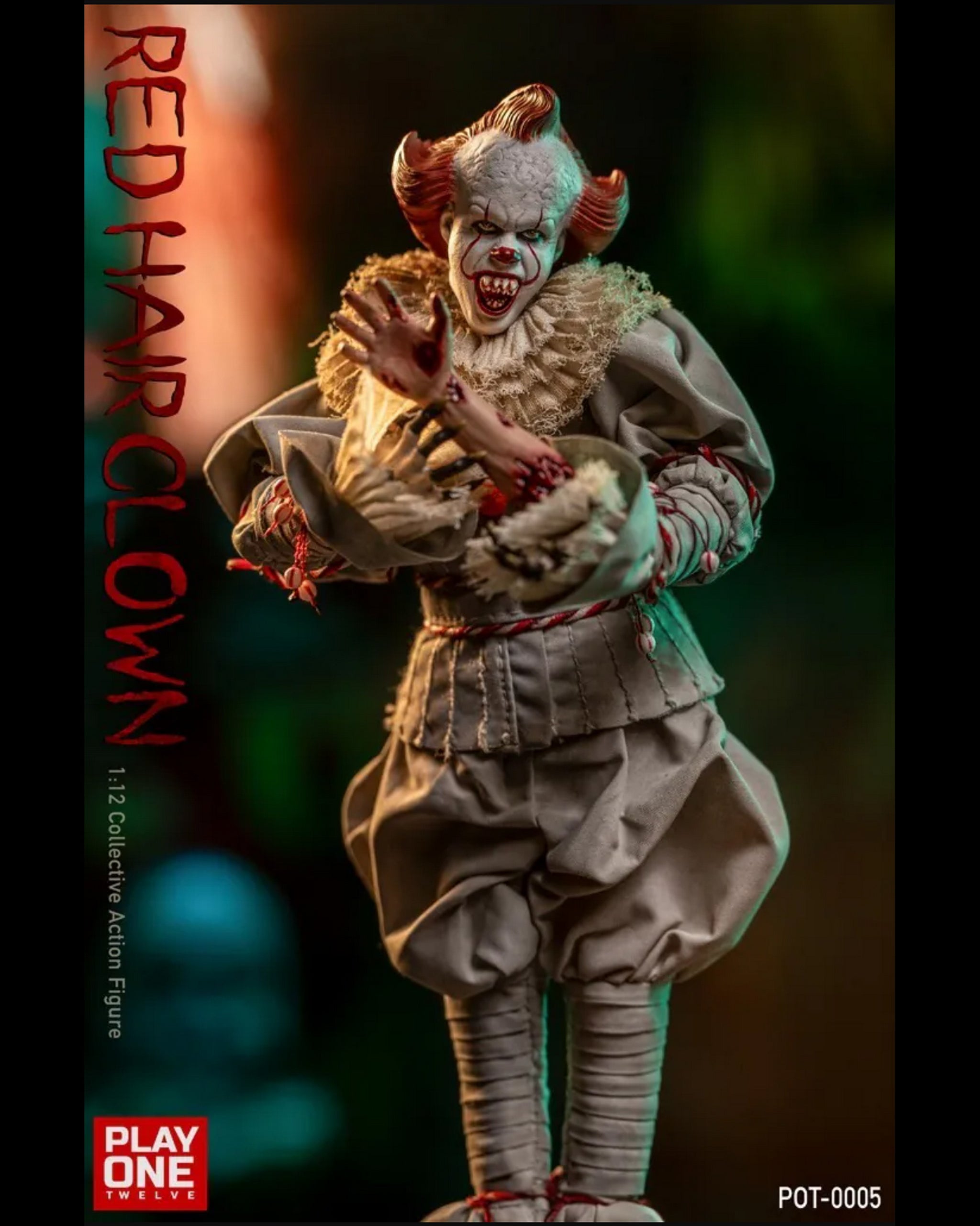 USA Stock) Play One Twelve Studio 1/12 Red Hair Clown action