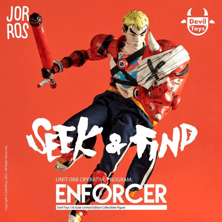 USA Stock) Jor Ros X Devil Toys 1/6 Enforcer Unit-088 Limited USA Stock) Jor Ros X Devil Toys 1/6 Enforcer Unit-088 Limited