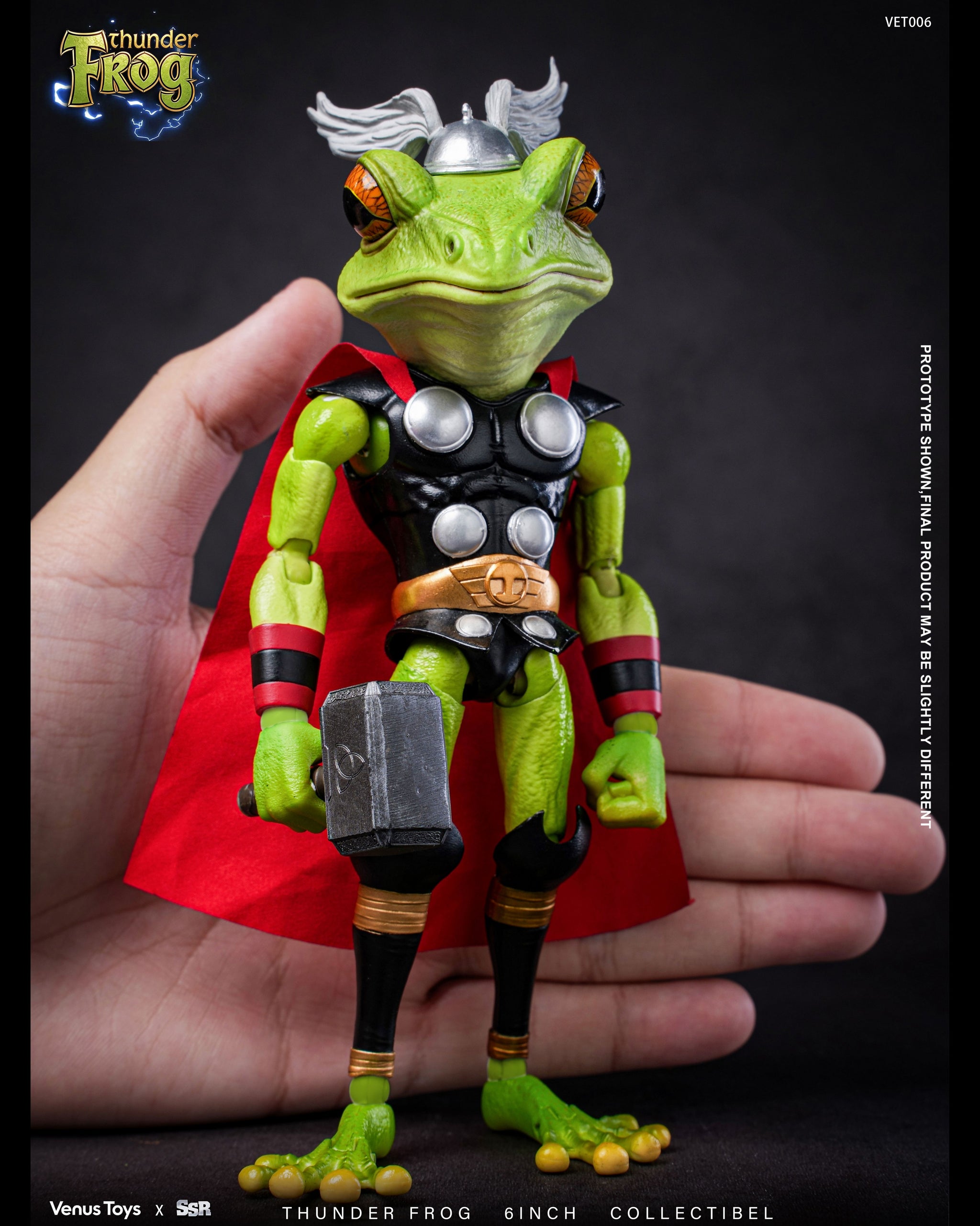 Preorder) Venus x SSR 6in thunder frog action figure VET006 – 5ktoys